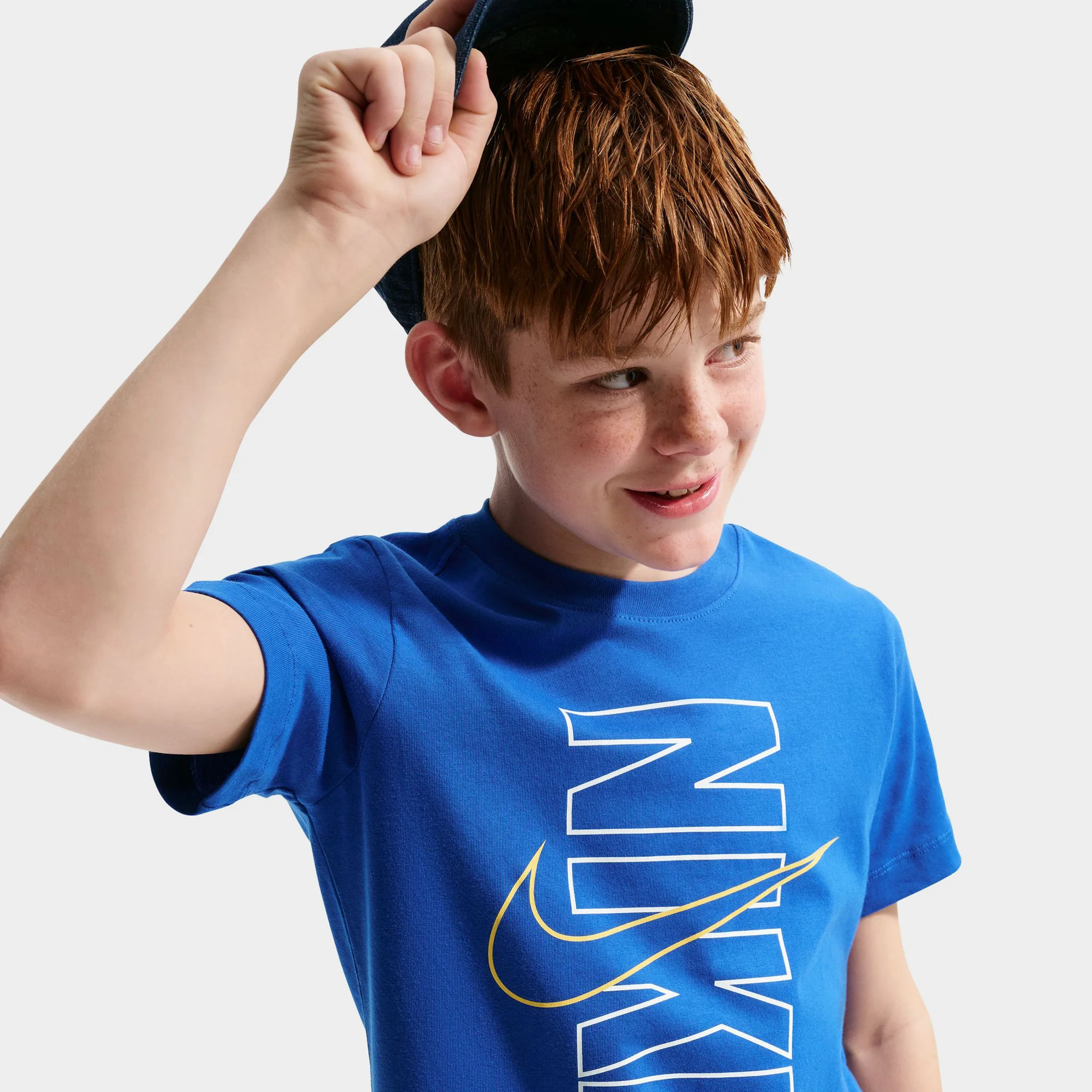Nike Sportswear Juniors' Block Tee / Game Royal - Image 3