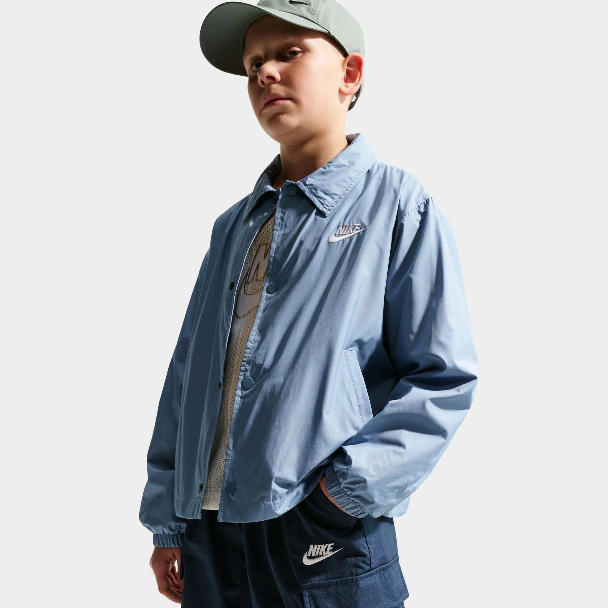 Nike Sportswear Juniors'  Club Woven Cargo Shorts / Midnight Navy - Image 4