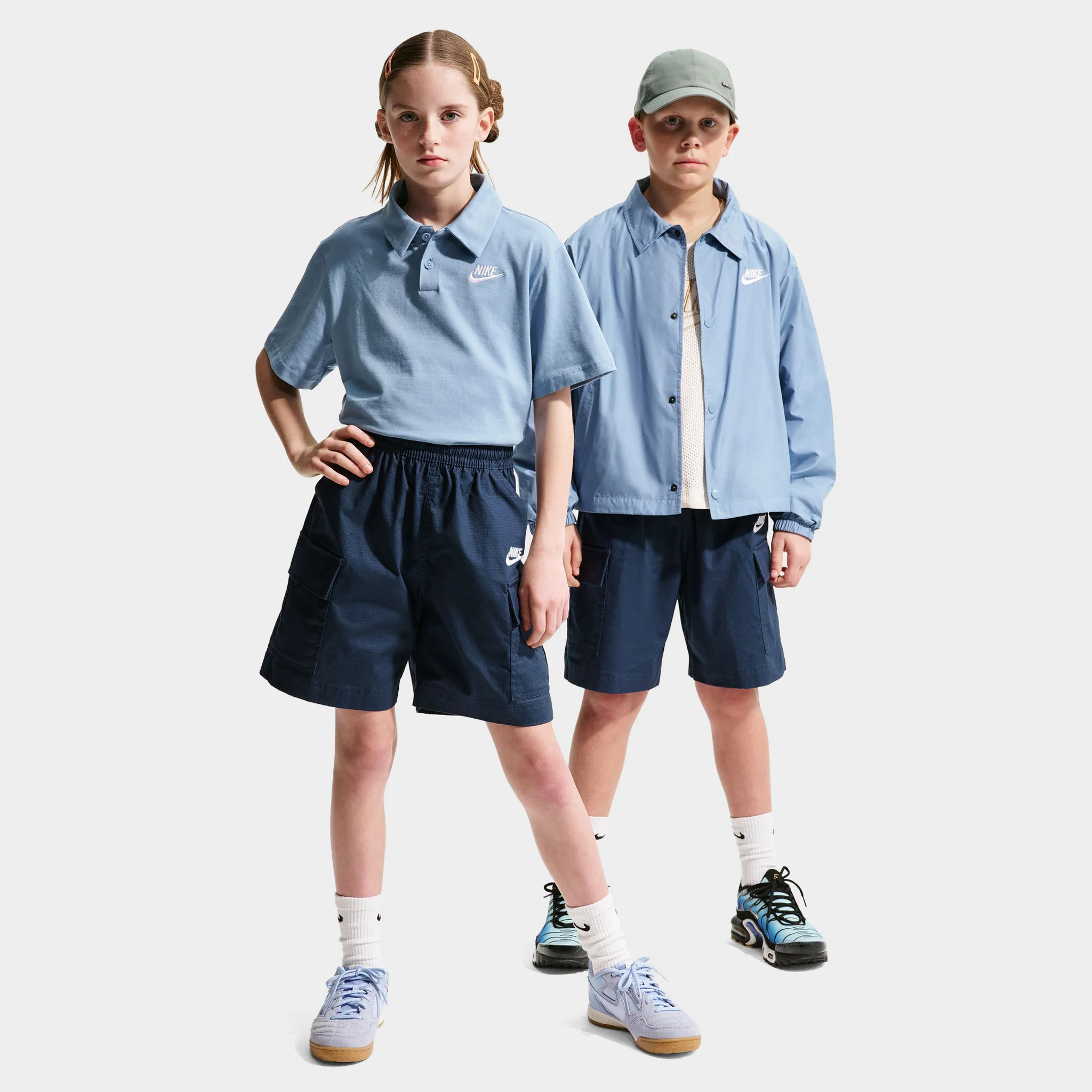 Nike Sportswear Juniors'  Club Woven Cargo Shorts / Midnight Navy - Image 6