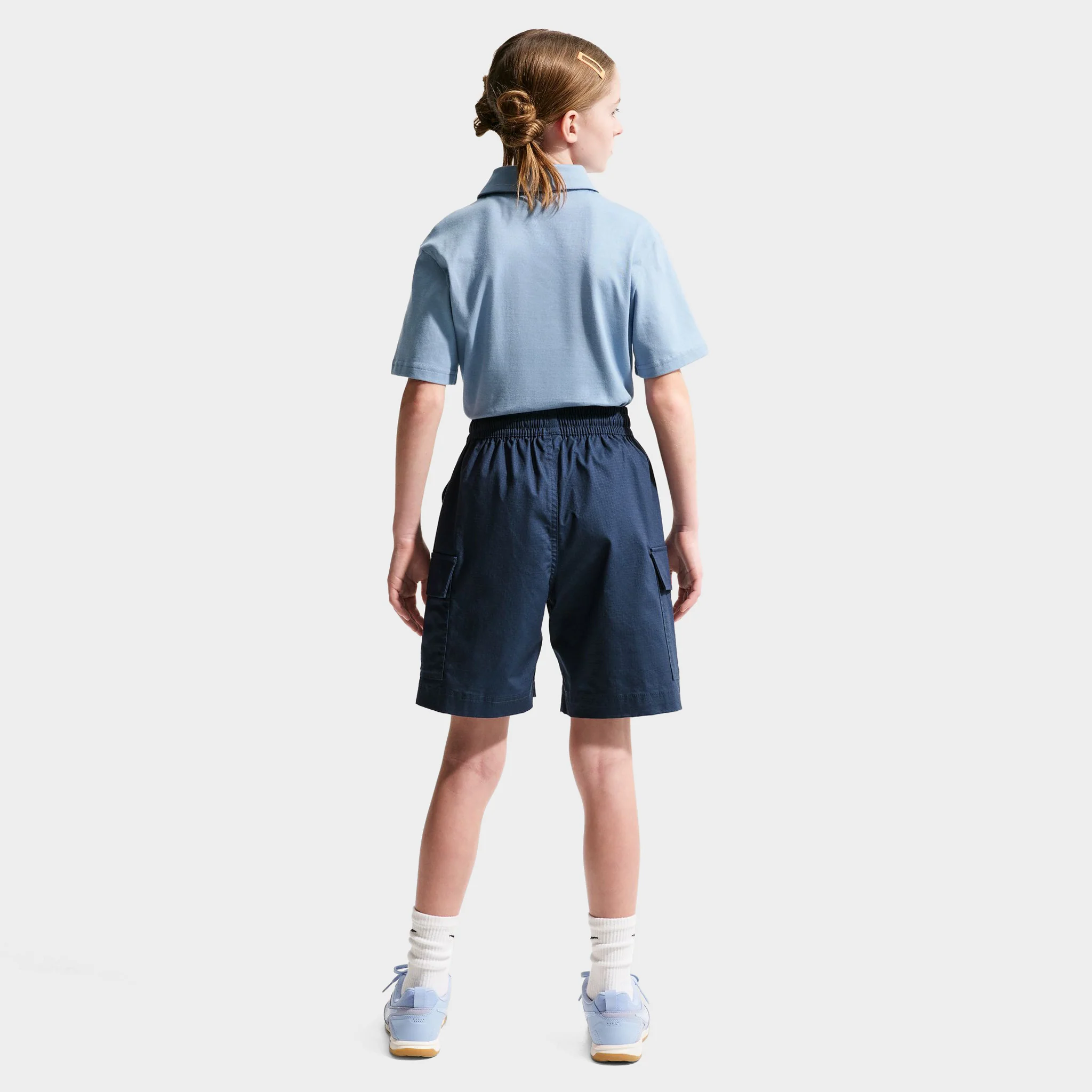 Nike Sportswear Juniors'  Club Woven Cargo Shorts / Midnight Navy - Image 7