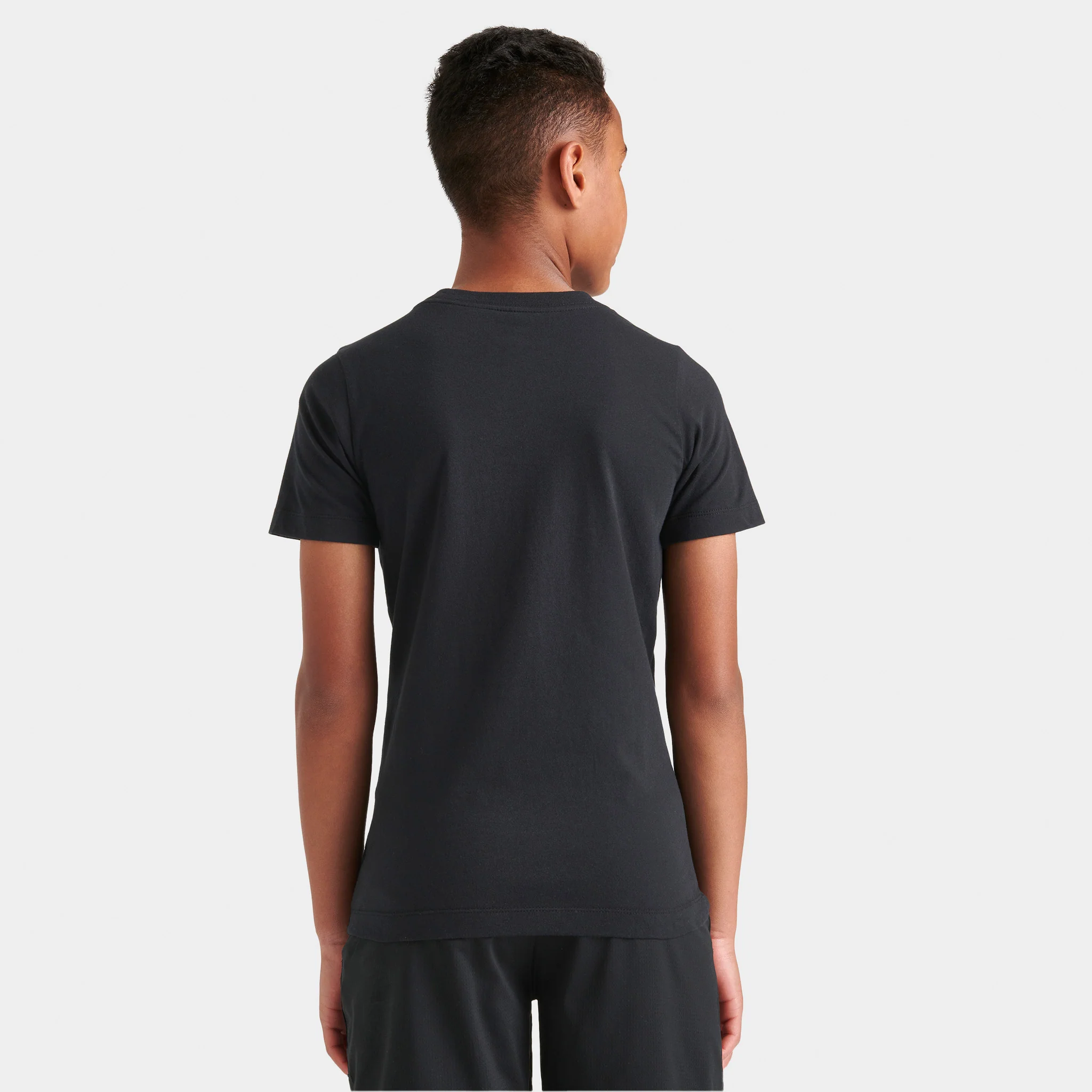 Nike Sportswear Juniors' Embroidered Futura T-Shirt / Black - Image 2