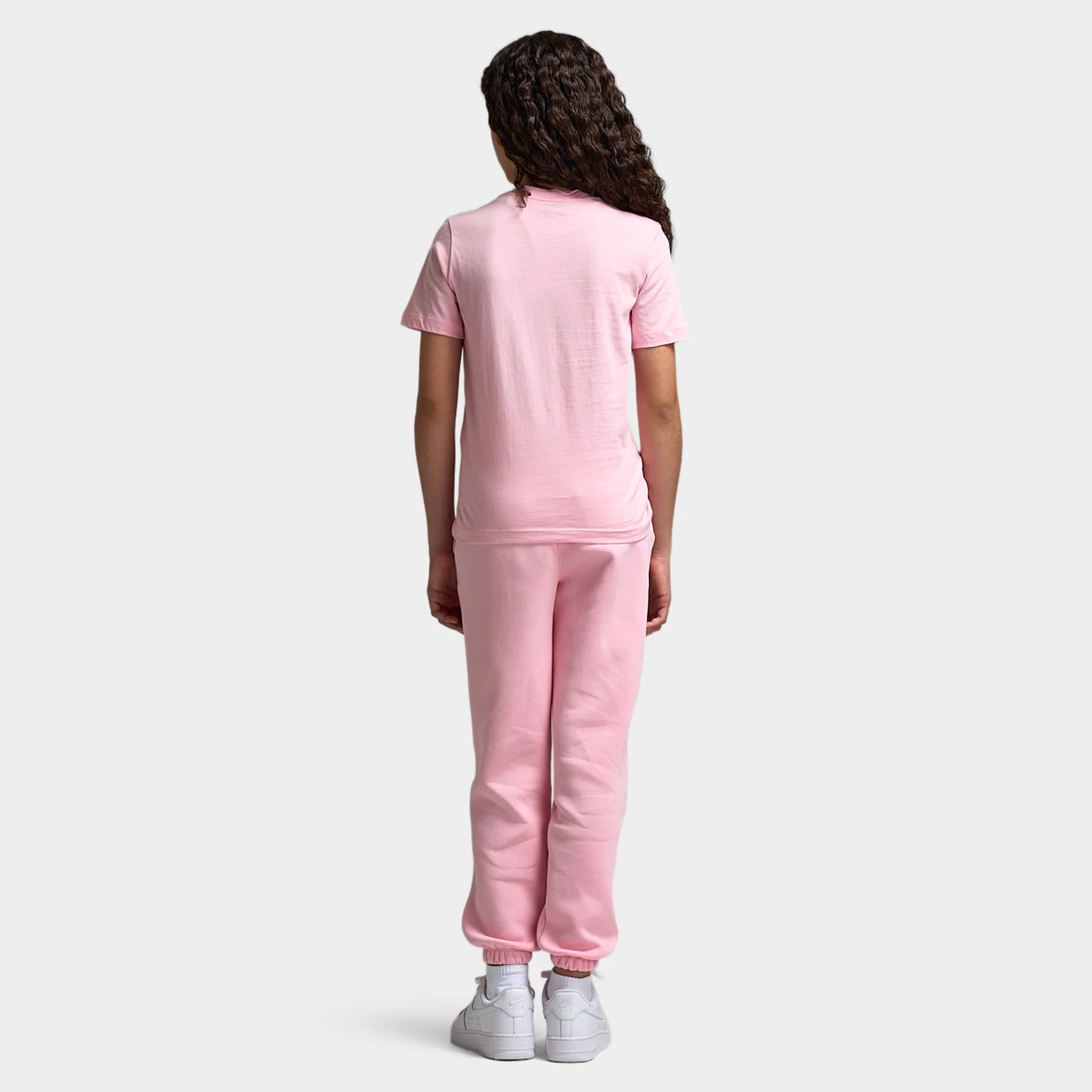 Nike Sportswear Juniors' Tee EMB Futura / Med Soft Pink - Image 6