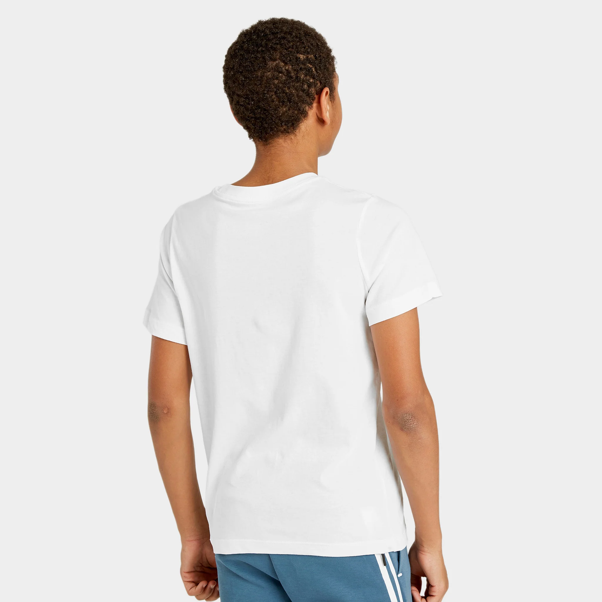 Nike Sportswear Juniors' Embroidered Futura T-Shirt / White - Image 2