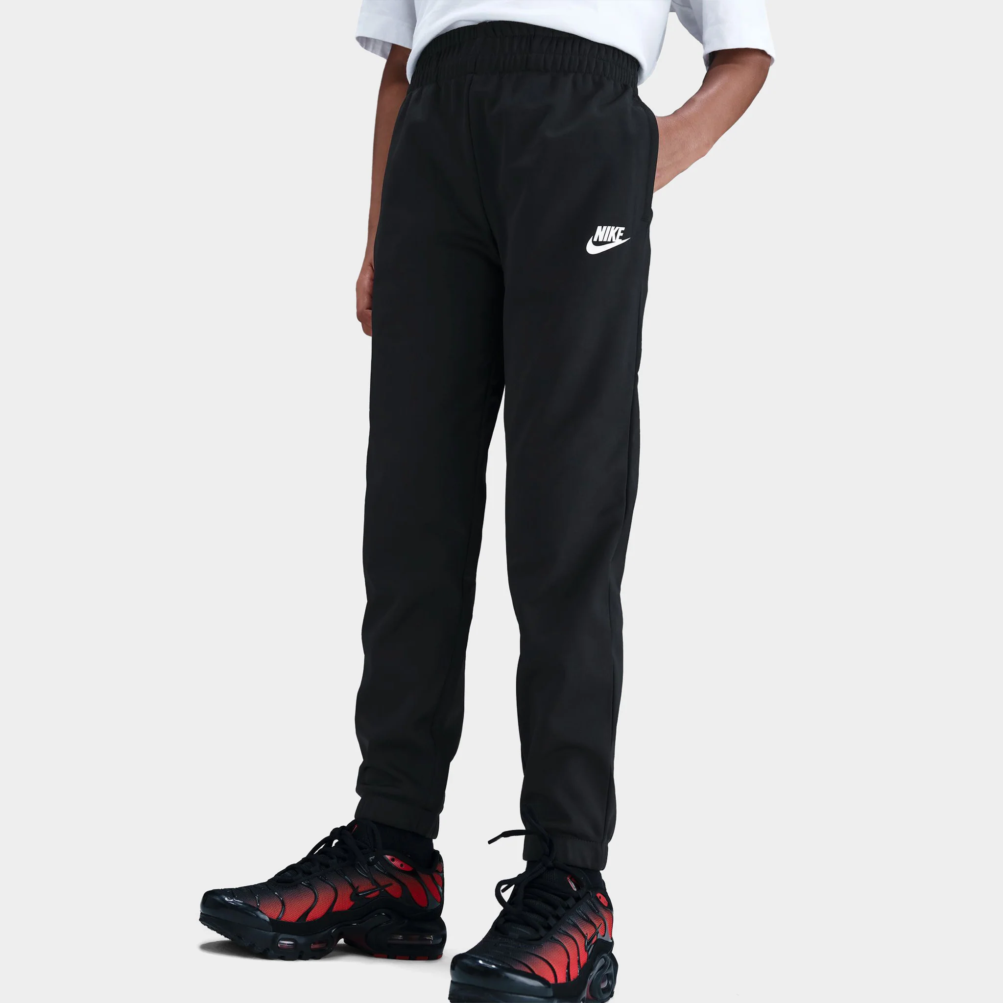 Nike Sportswear Juniors' Full Zip Tracksuit Set / Black - Image 5