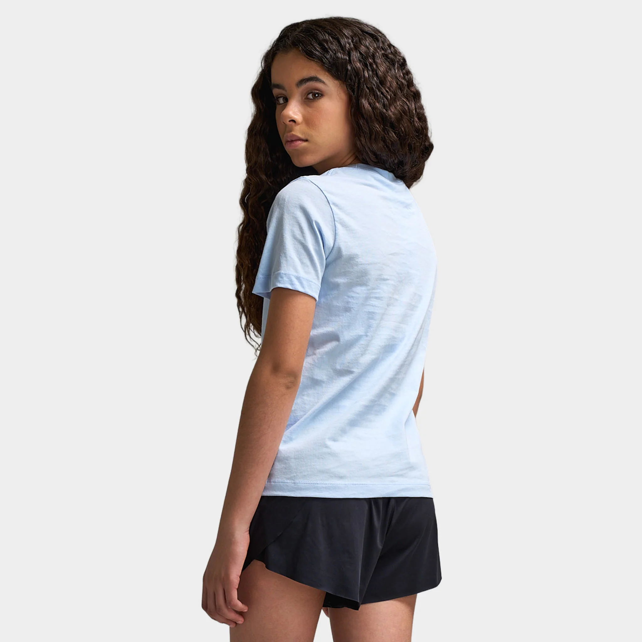 Nike Sportswear Juniors' Futura T-Shirt Hydrogen Blue / White - Image 2