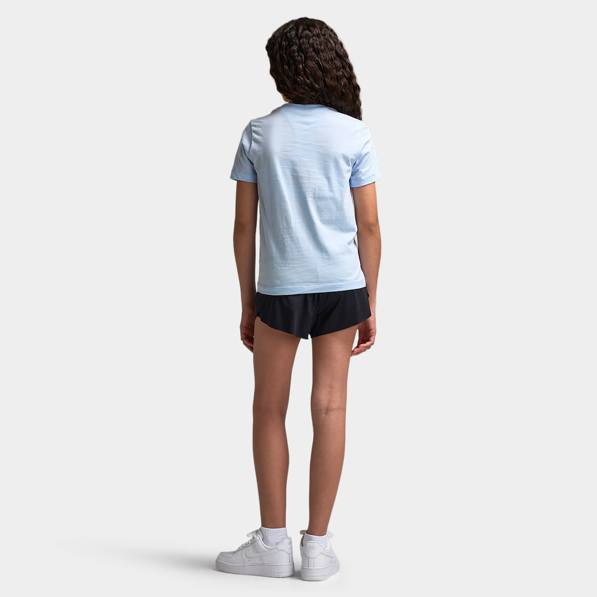 Nike Sportswear Juniors' Futura T-Shirt Hydrogen Blue / White - Image 6