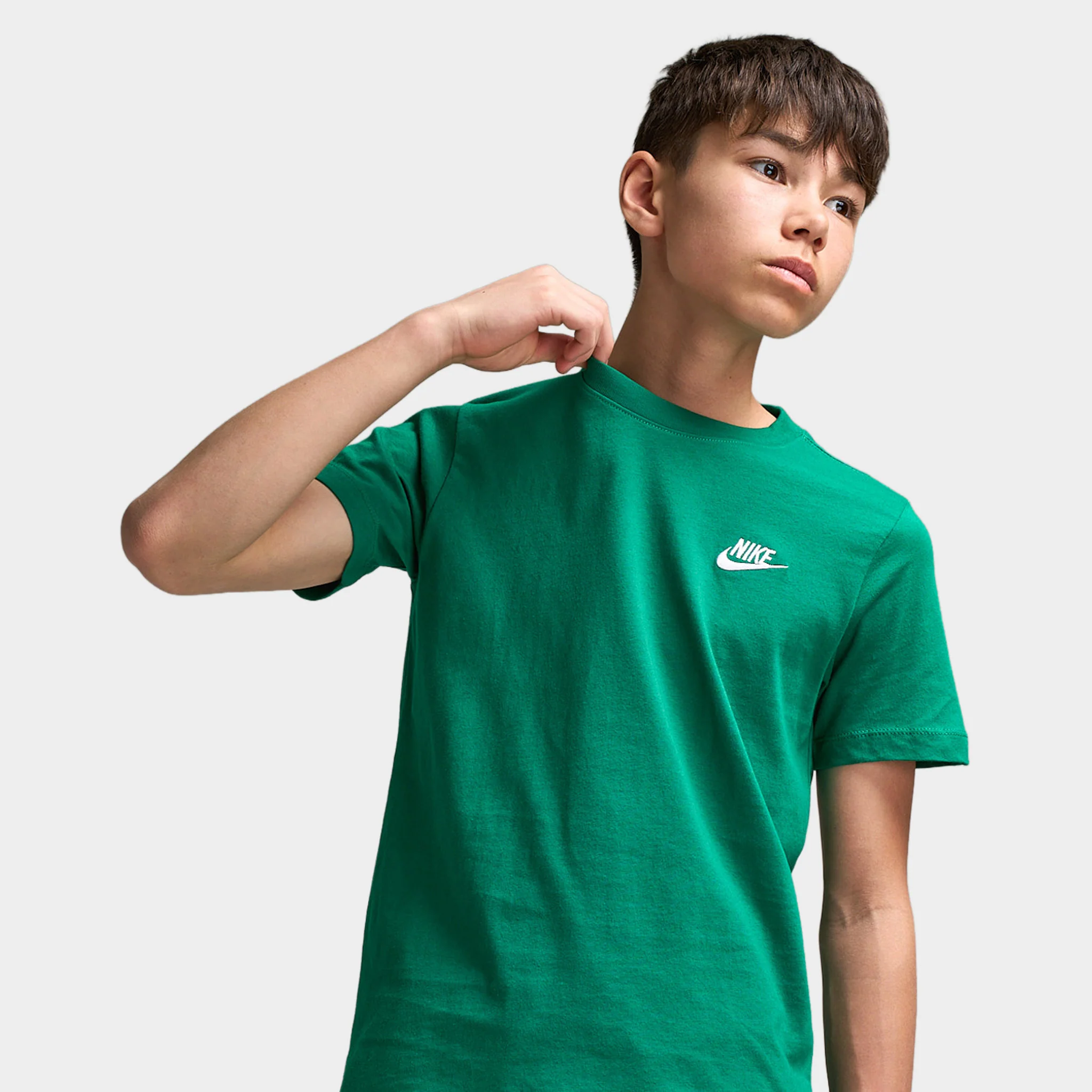 Nike Sportswear Juniors' Futura Tee Malachite / White - Image 4
