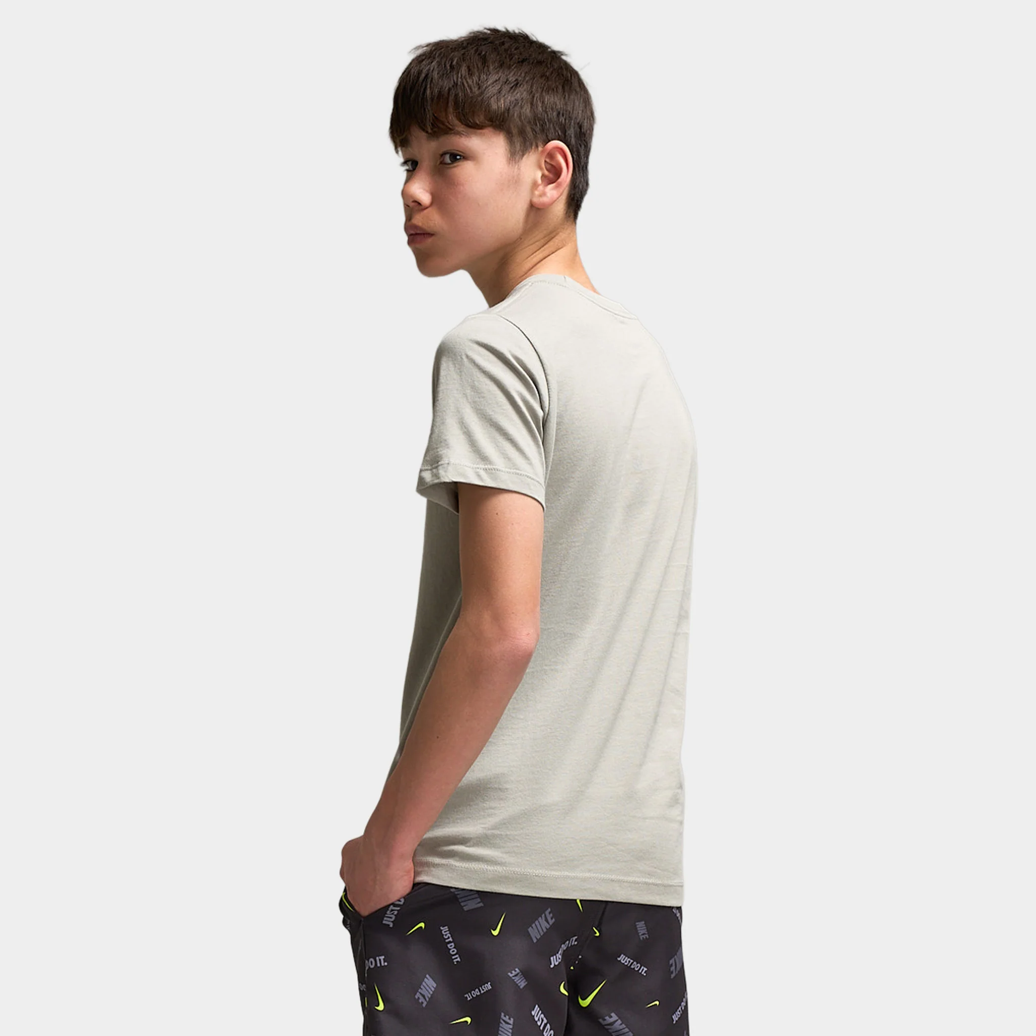 Nike Sportswear Juniors' Futura Tee Spruce Fog / White - Image 2