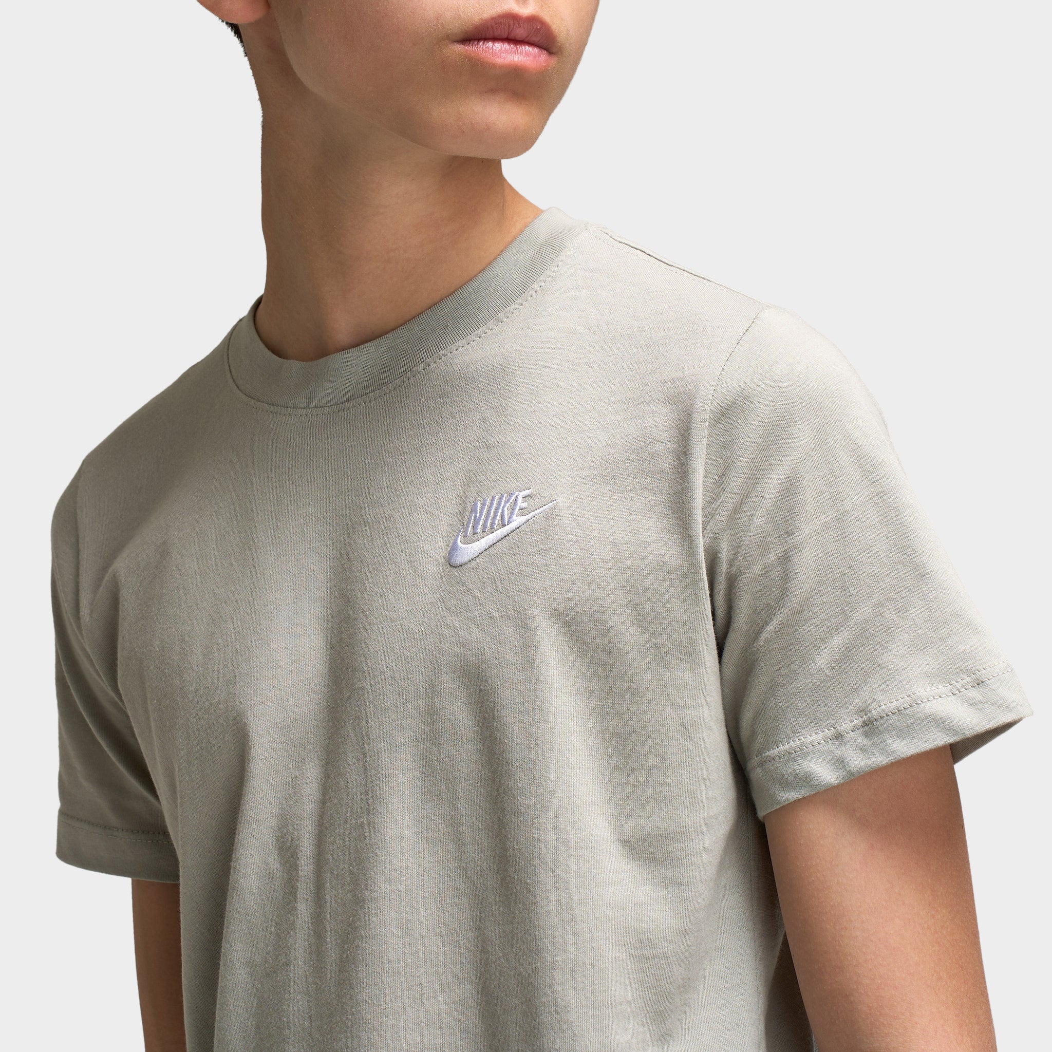Nike Sportswear Juniors' Futura Tee Spruce Fog / White - Image 3