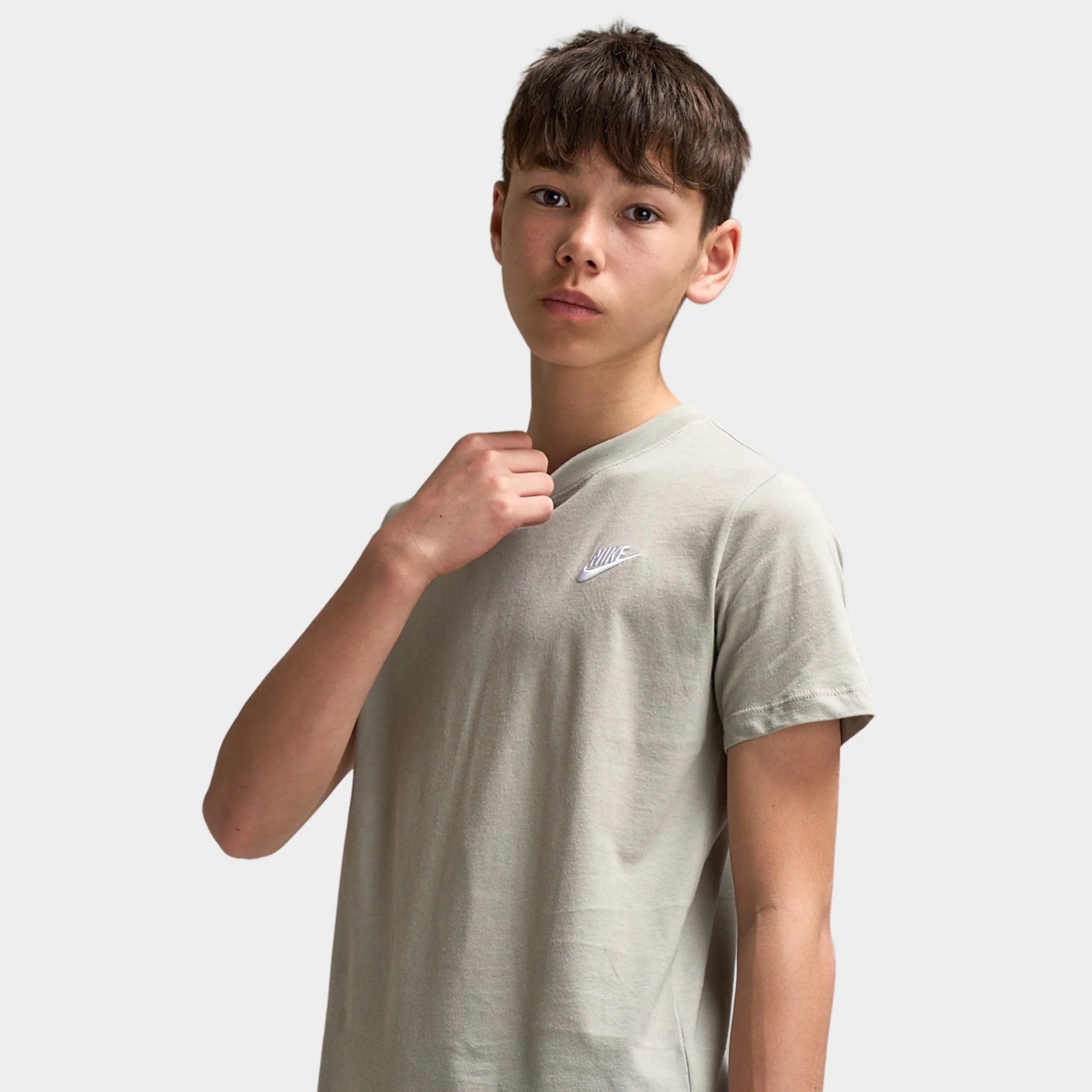 Nike Sportswear Juniors' Futura Tee Spruce Fog / White - Image 4