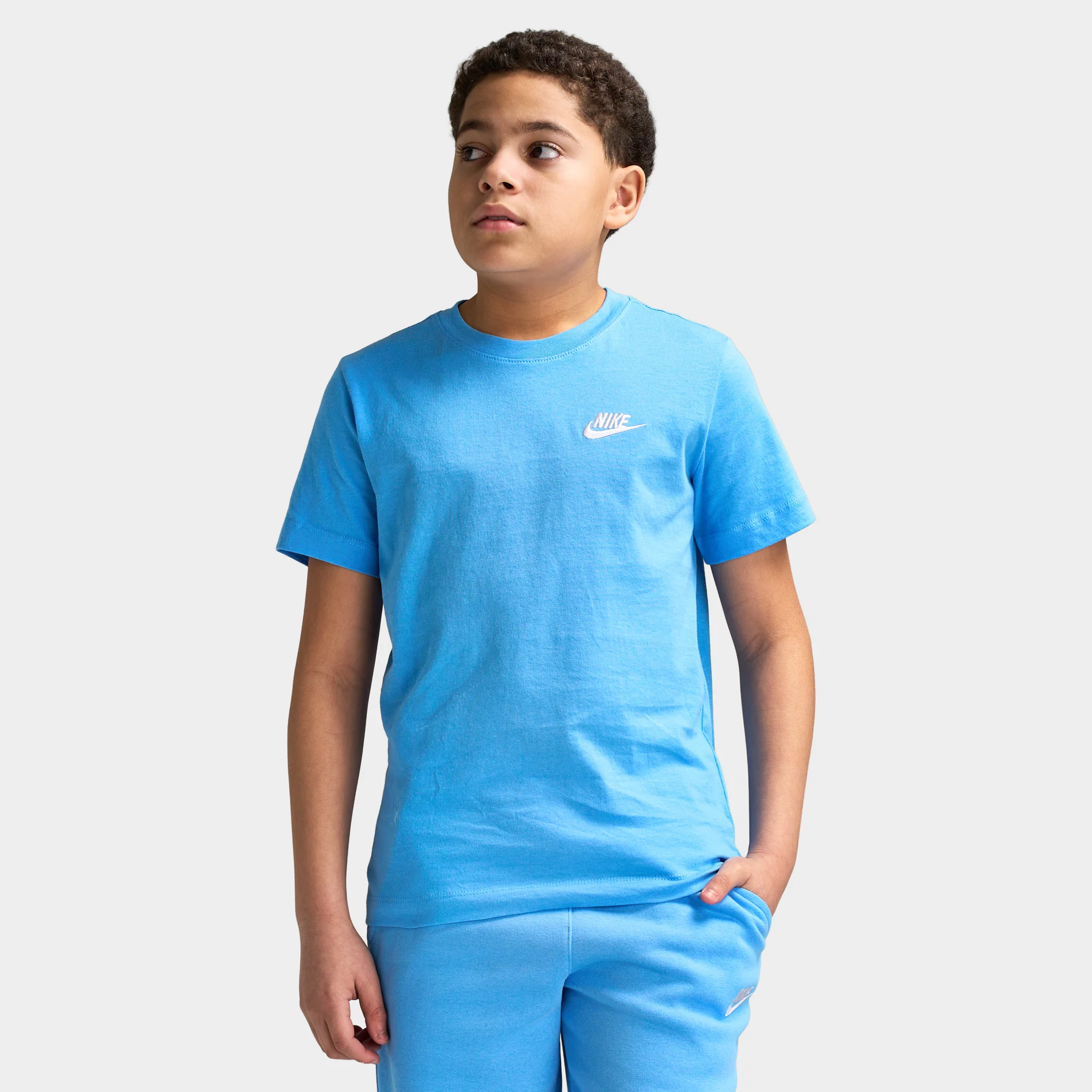 Nike Sportswear Juniors' Futura Tee / University Blue - Image 5