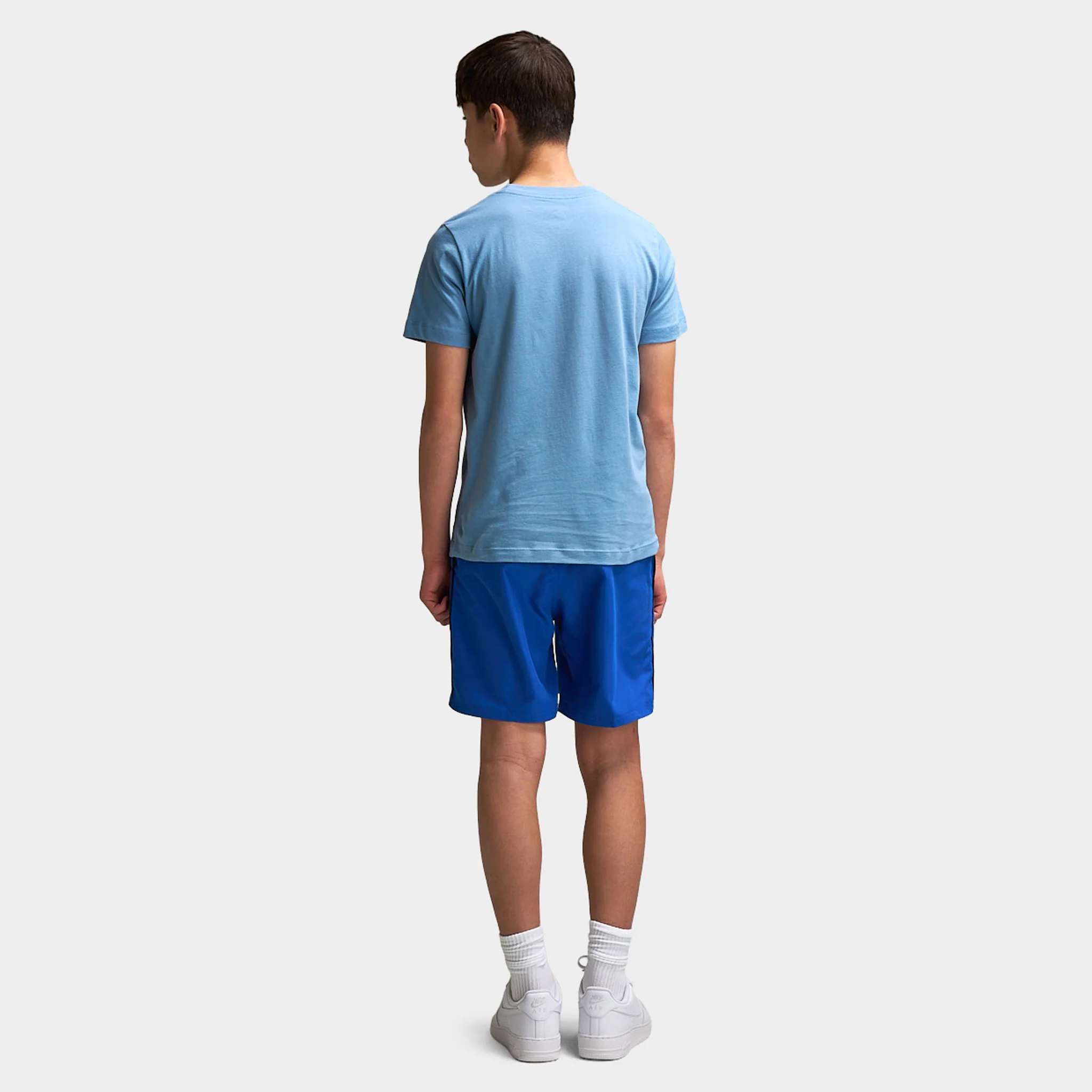 Nike Sportswear Juniors' Futura Tee Work Blue / White - Image 6