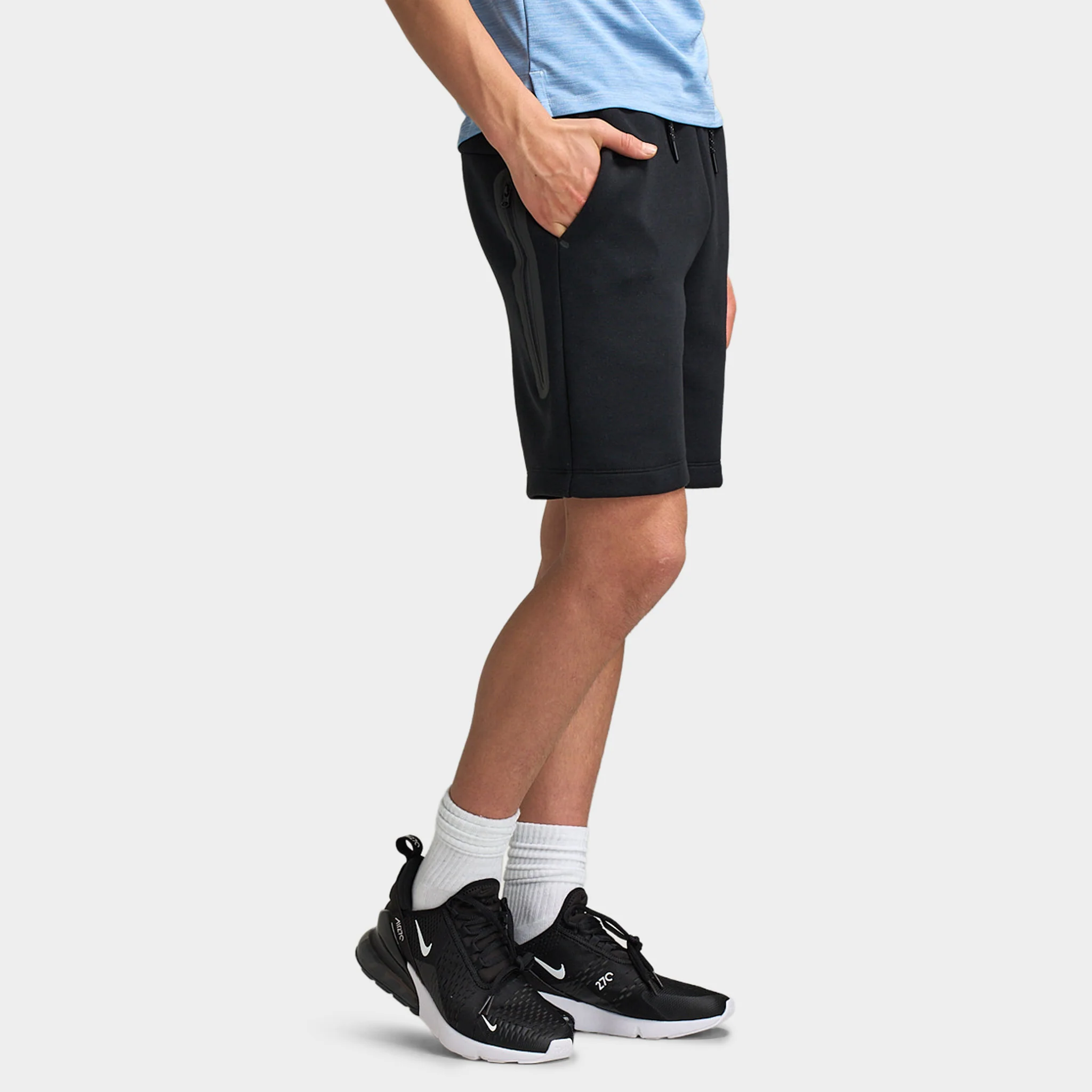 Nike Sportswear Juniors' Tech Fleece Shorts / Black - Image 2