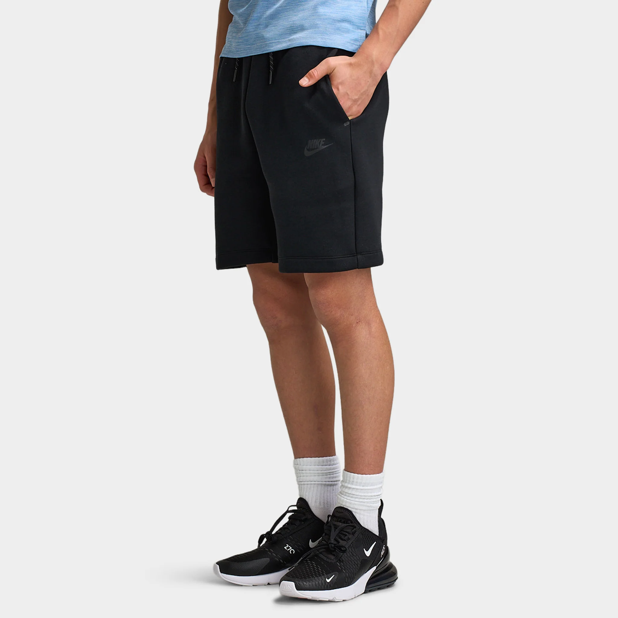 Nike Sportswear Juniors' Tech Fleece Shorts / Black - Image 3