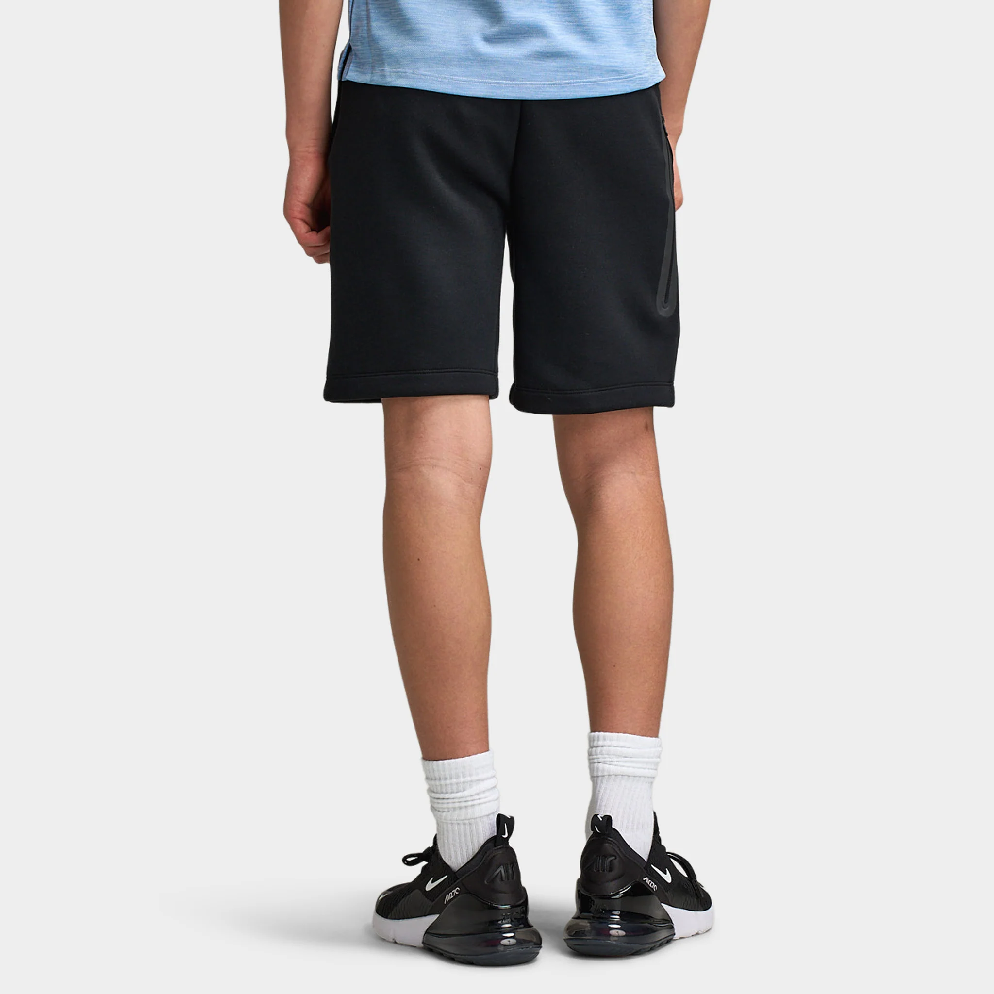 Nike Sportswear Juniors' Tech Fleece Shorts / Black - Image 4