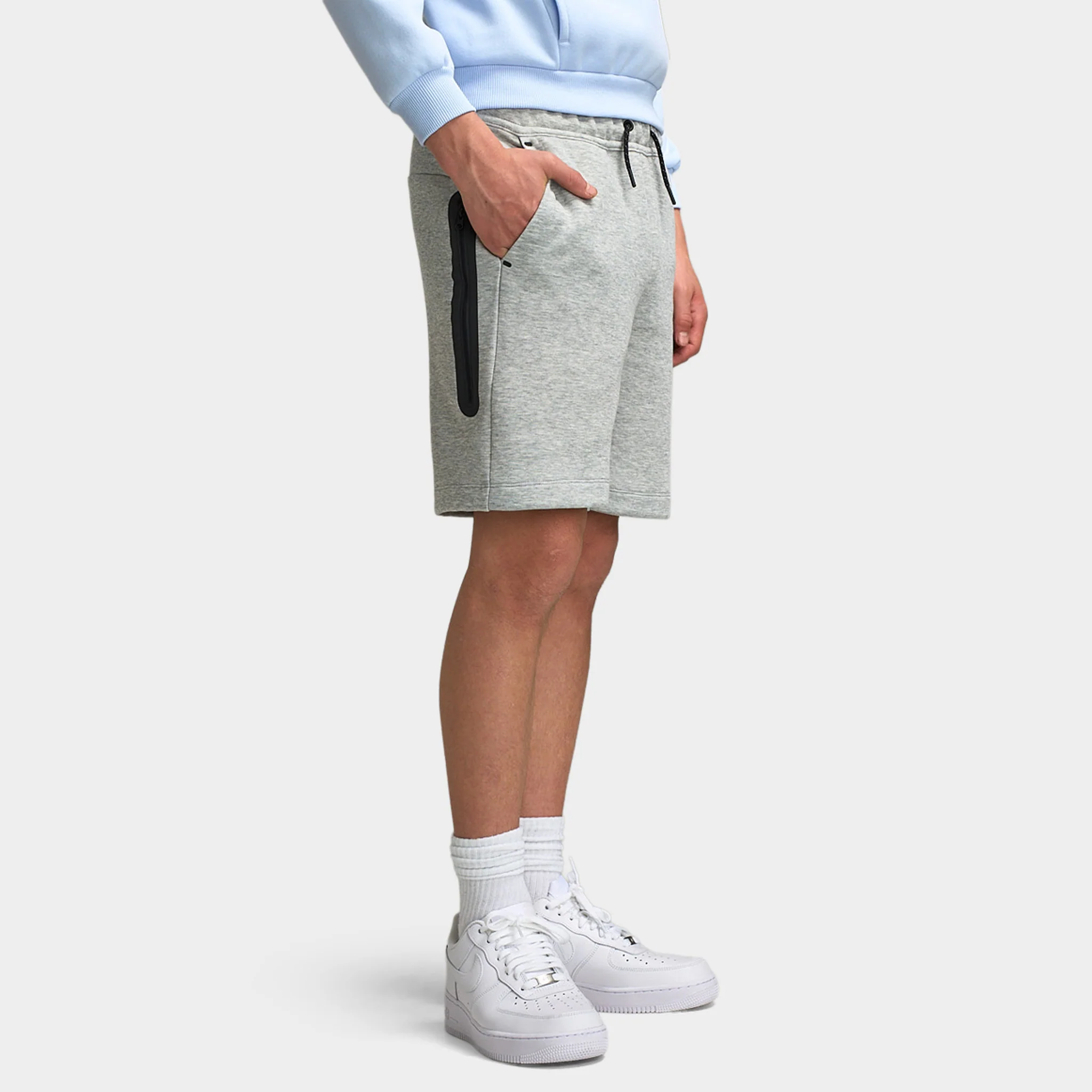 Nike Sportswear Juniors' Tech Fleece Shorts / Grey - Image 3