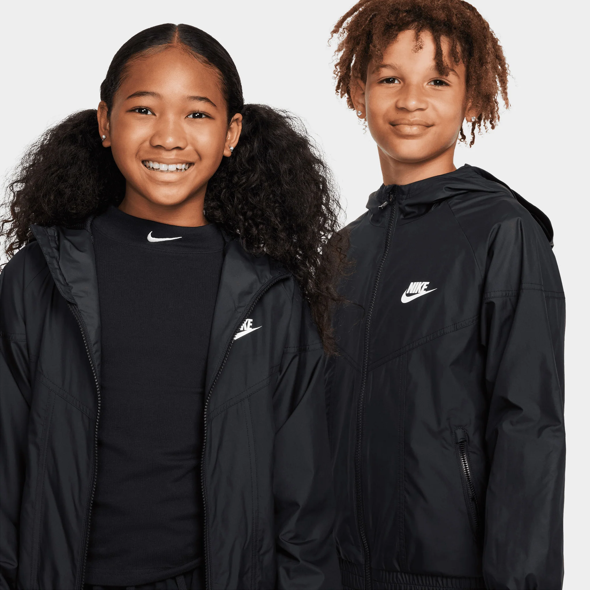 Nike Sportswear Juniors' Windrunner Jacket / Black - Image 3