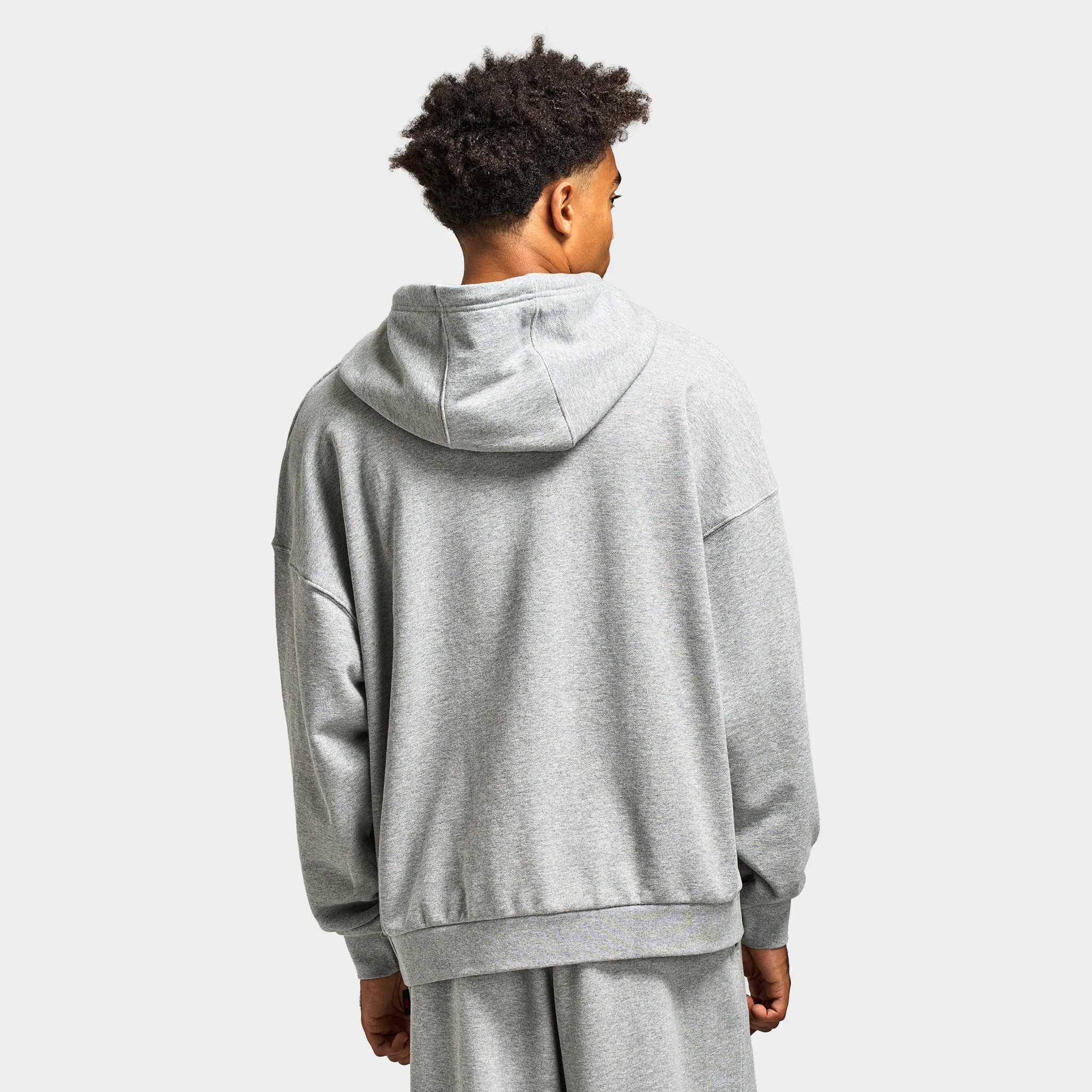 Nike Sportswear Men's Stranger Things 5 Vecna Oversized Hoodie /  Dark Grey Heather - Image 2