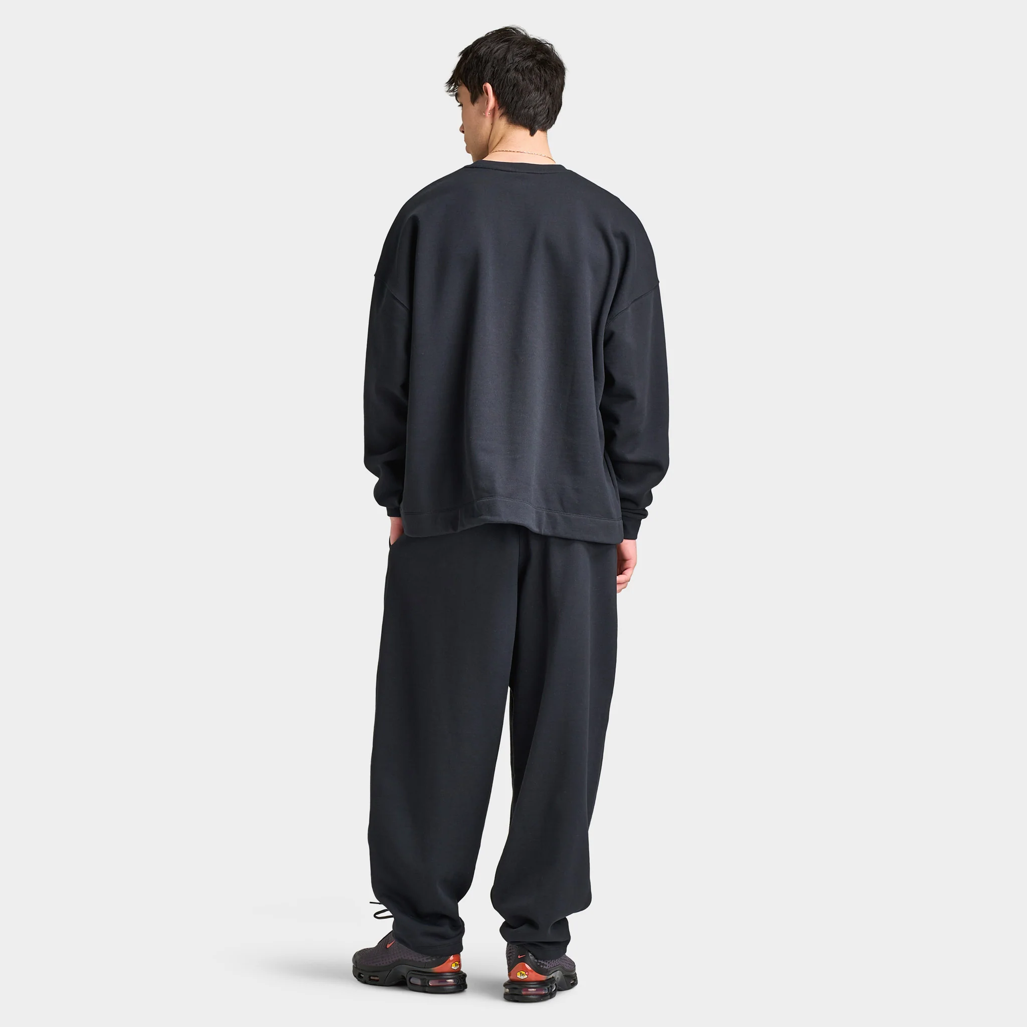 Nike Sportswear Oversized French-Terry Crew / Black - Image 2