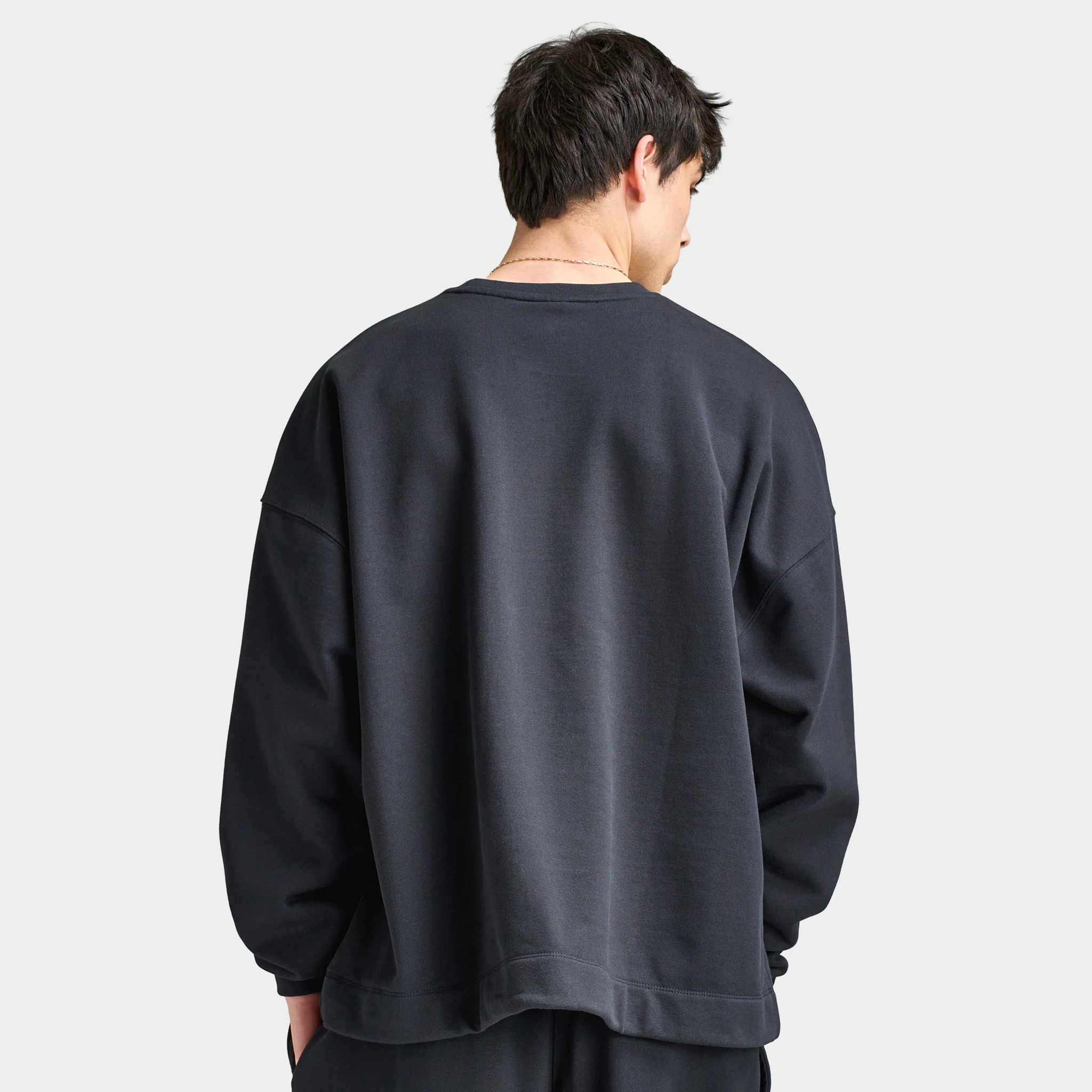 Nike Sportswear Oversized French-Terry Crew / Black - Image 6