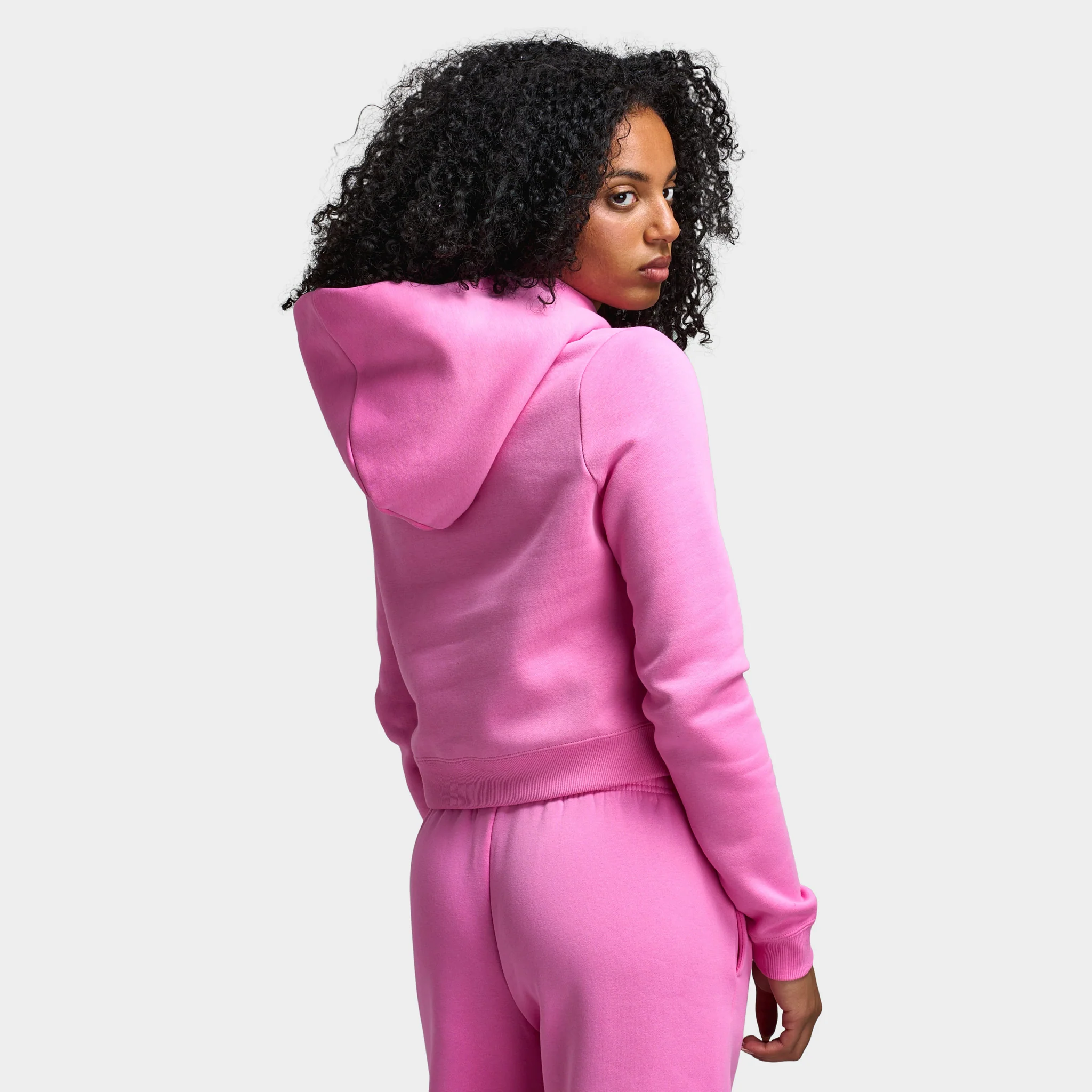Nike Sportswear Phoenix Fleece Shrunken Hoodie / Playful Pink - Image 2