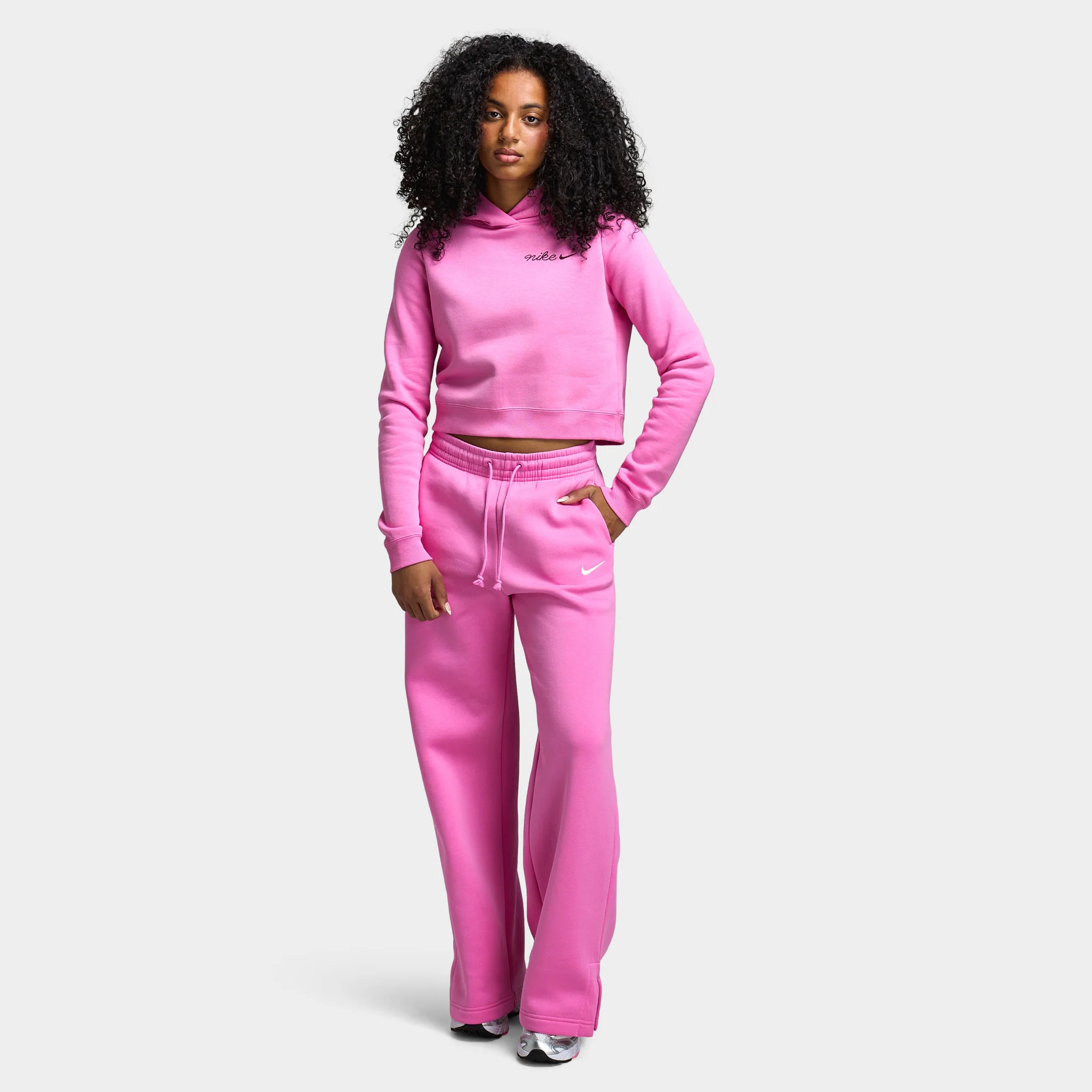 Nike Sportswear Phoenix Fleece Shrunken Hoodie / Playful Pink - Image 6