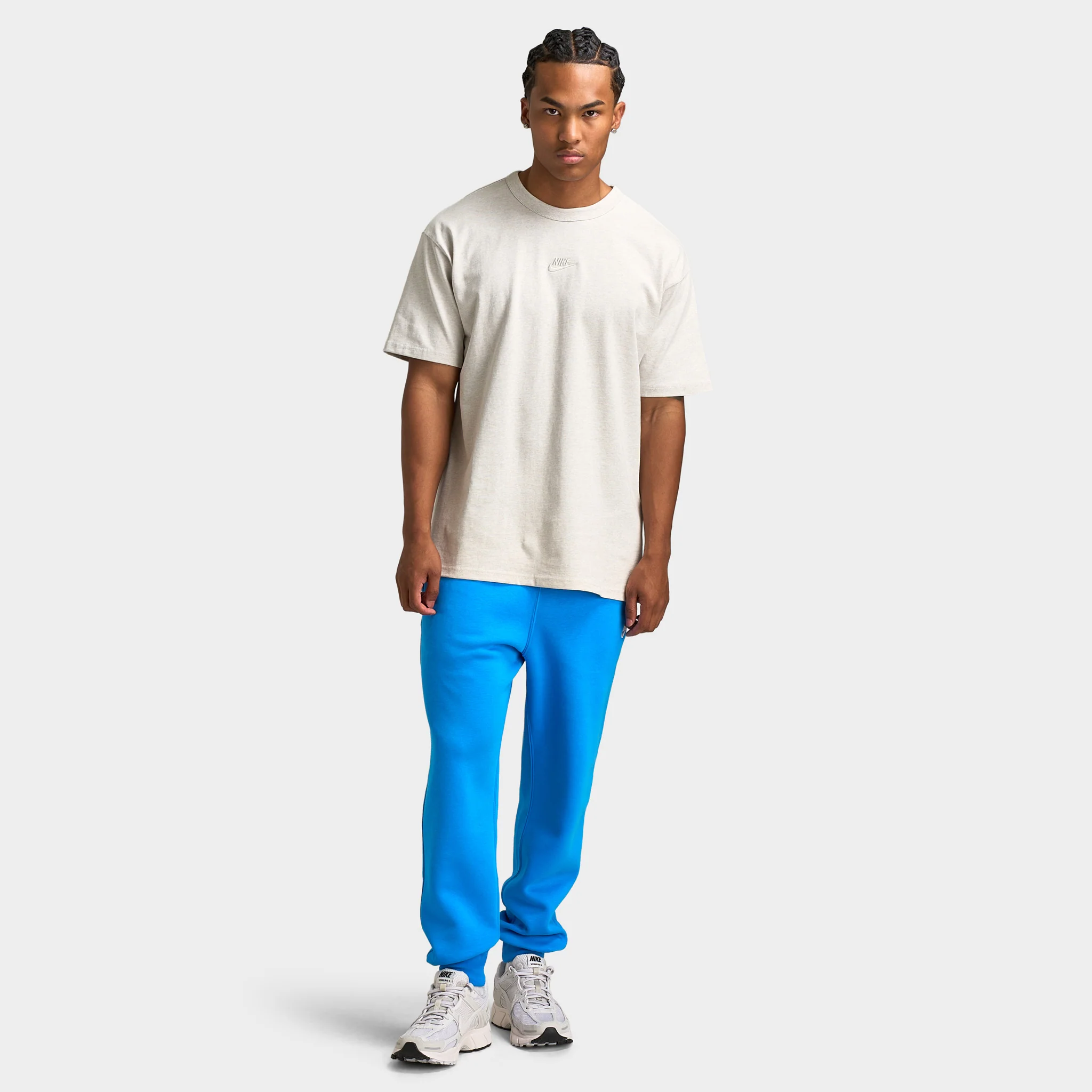 Nike Sportswear Premium Essentials Men?s T-Shirt Light Bone / Heather - Image 6