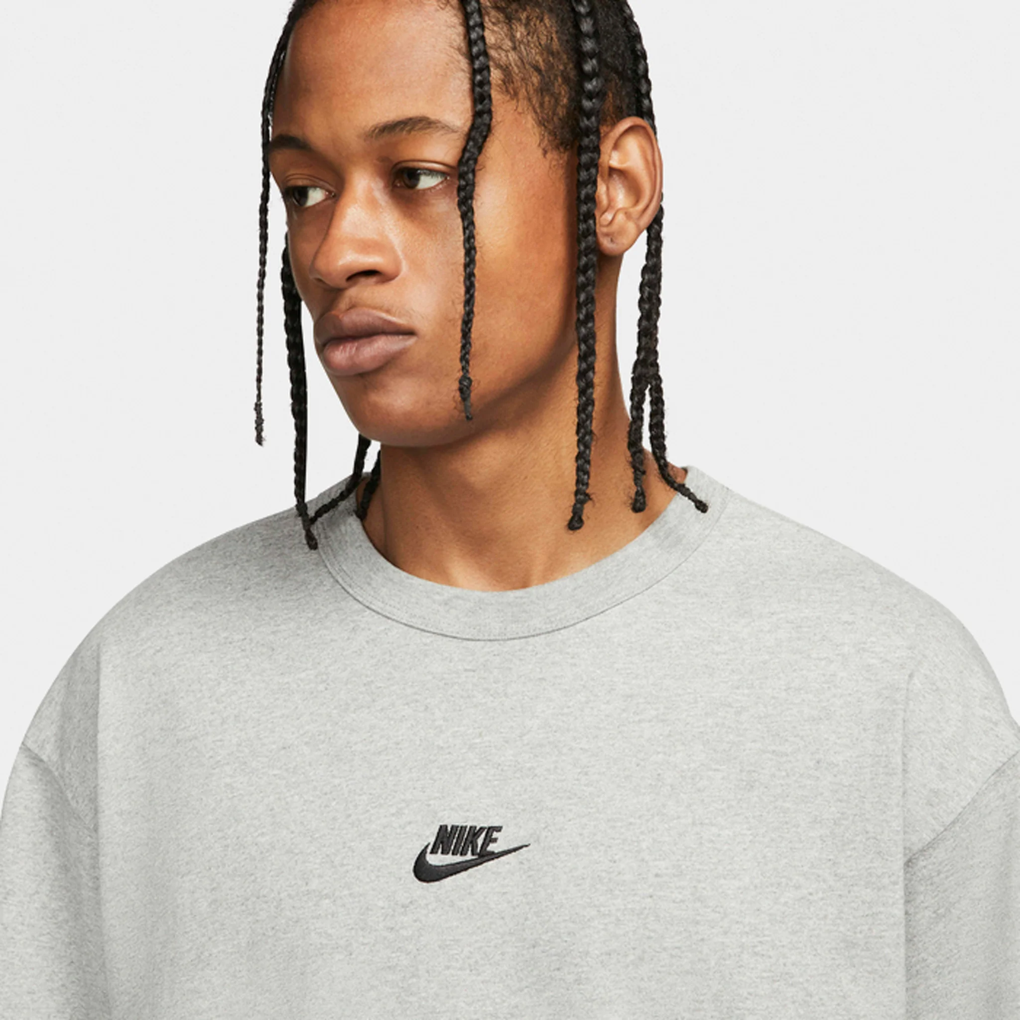 Nike Sportswear Premium Essentials T-shirt / Dark Grey Heather - Image 3