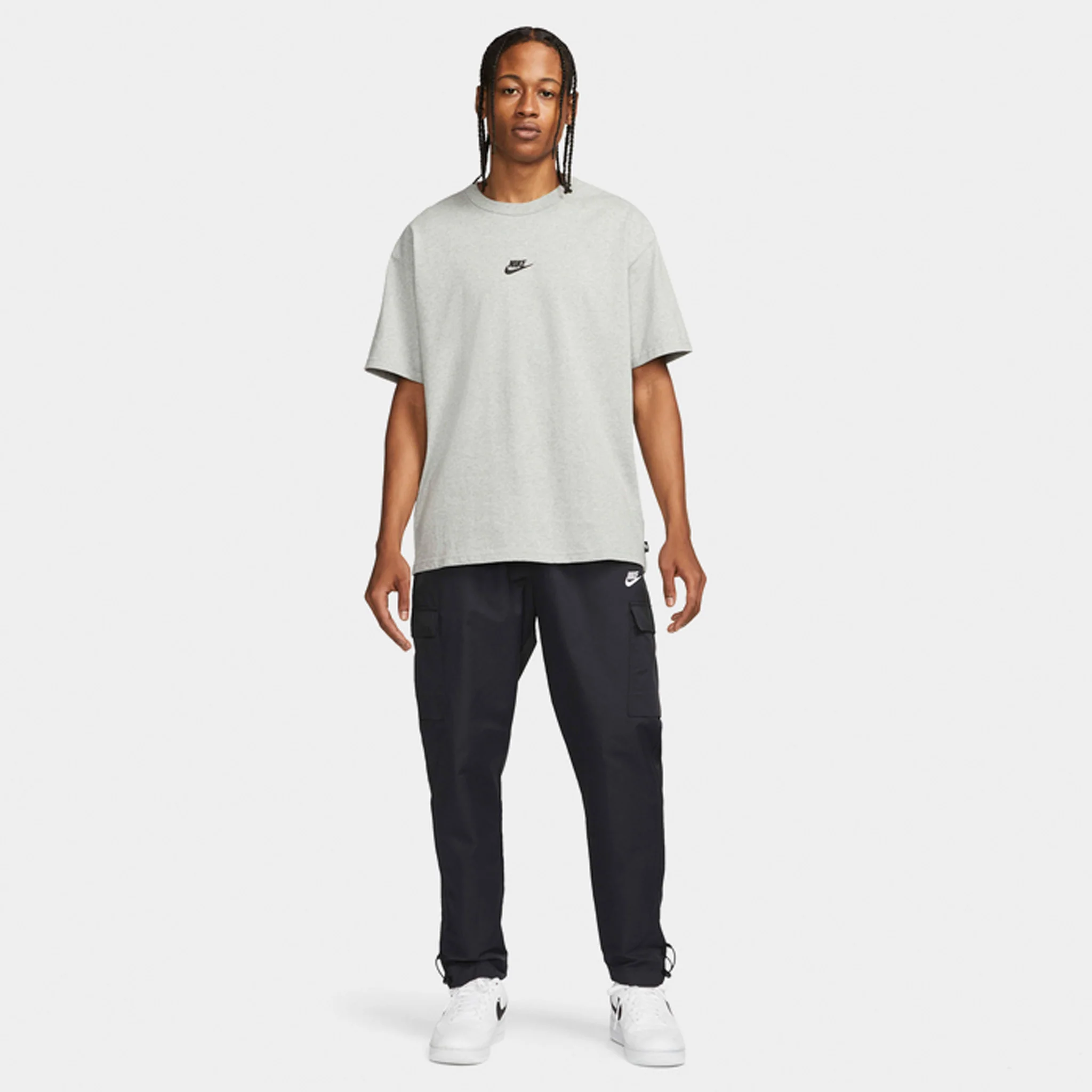 Nike Sportswear Premium Essentials T-shirt / Dark Grey Heather - Image 4