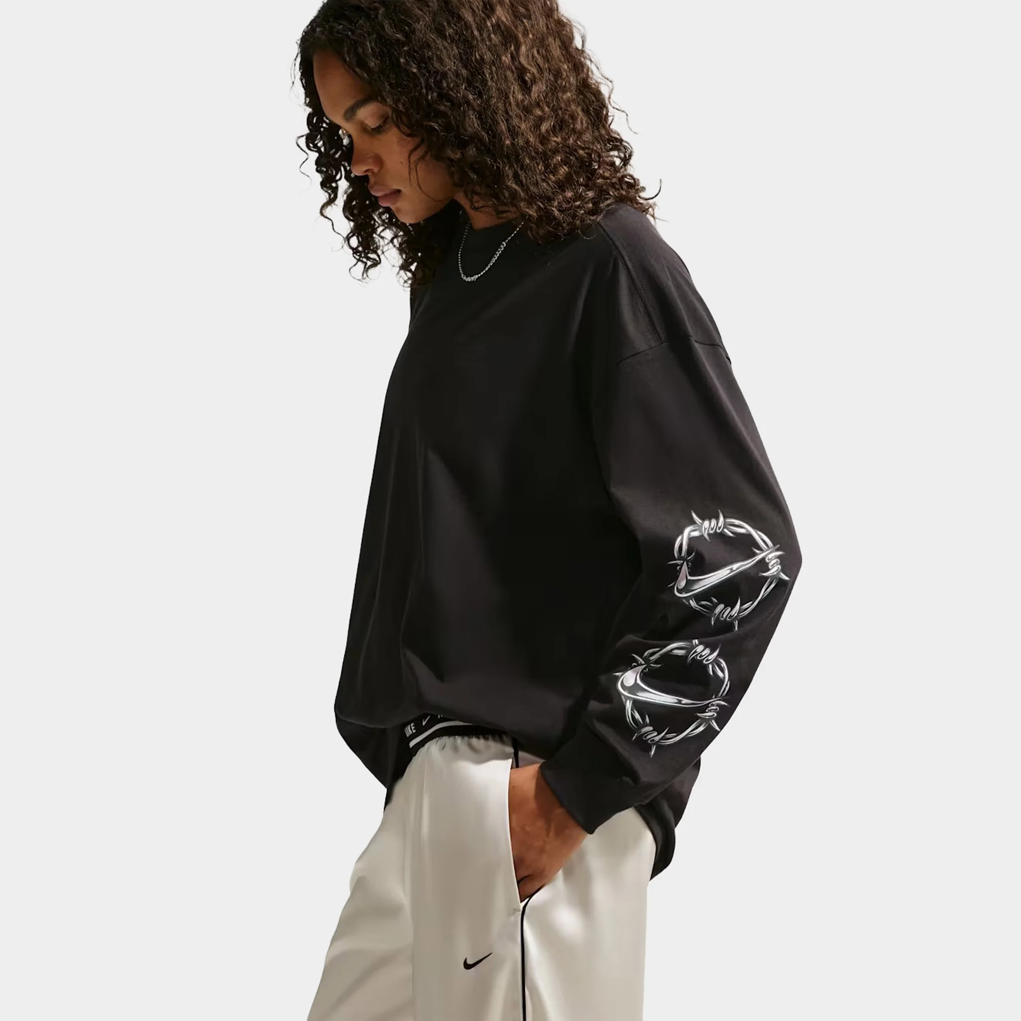 Nike Sportswear Sweatshirt / Black - Image 3