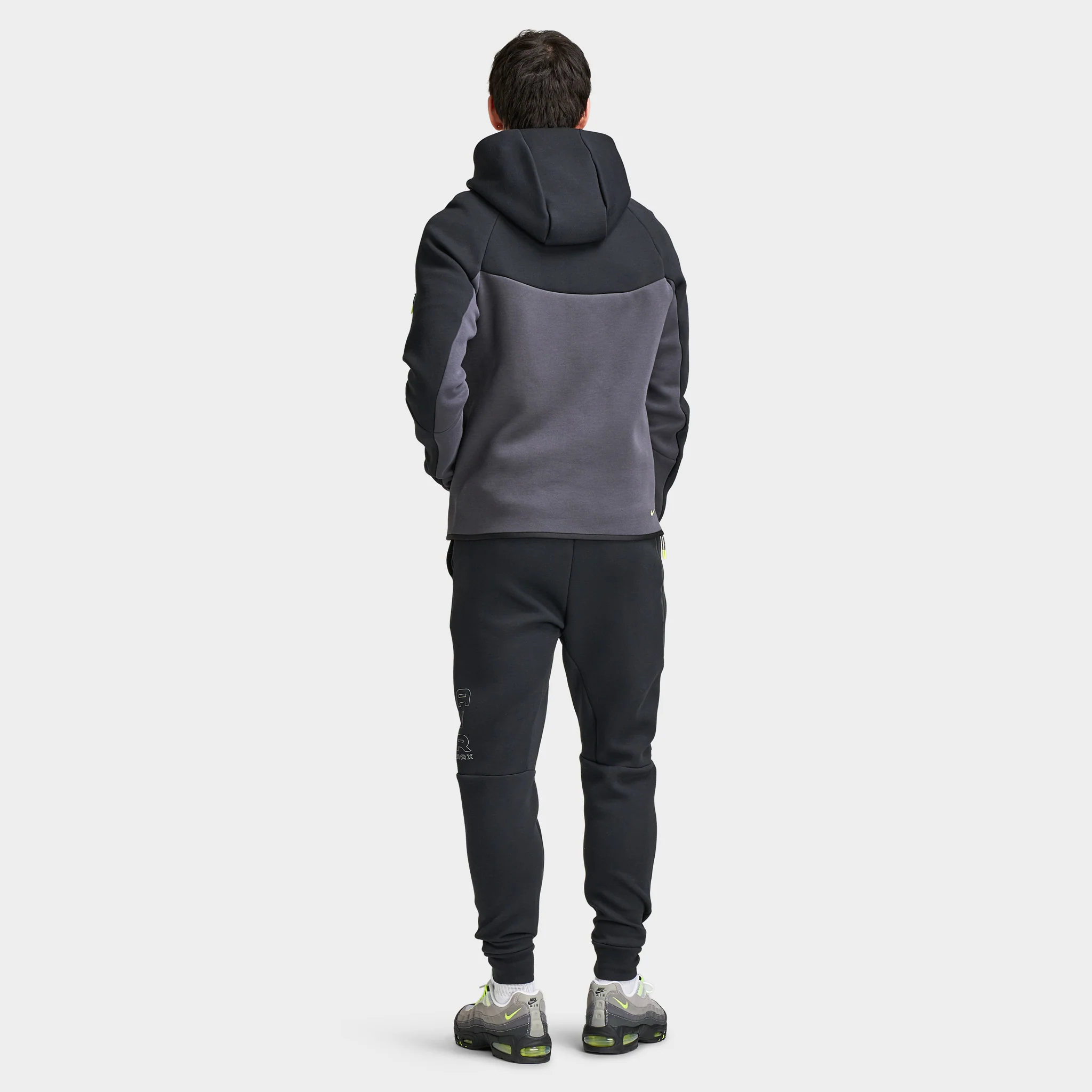 Nike Sportswear Tech Fleece Hoodie MAX 95 Black / Smoke Grey - Image 2