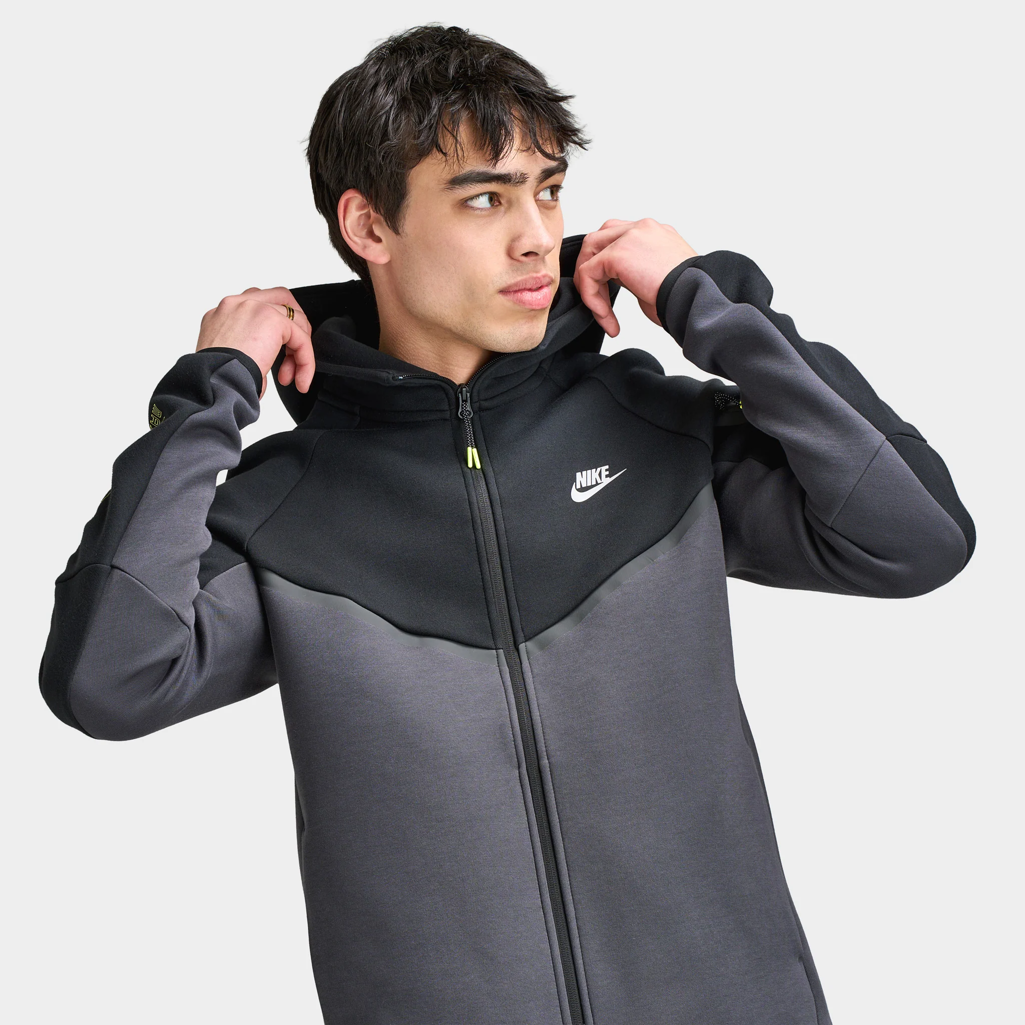 Nike Sportswear Tech Fleece Hoodie MAX 95 Black / Smoke Grey - Image 4
