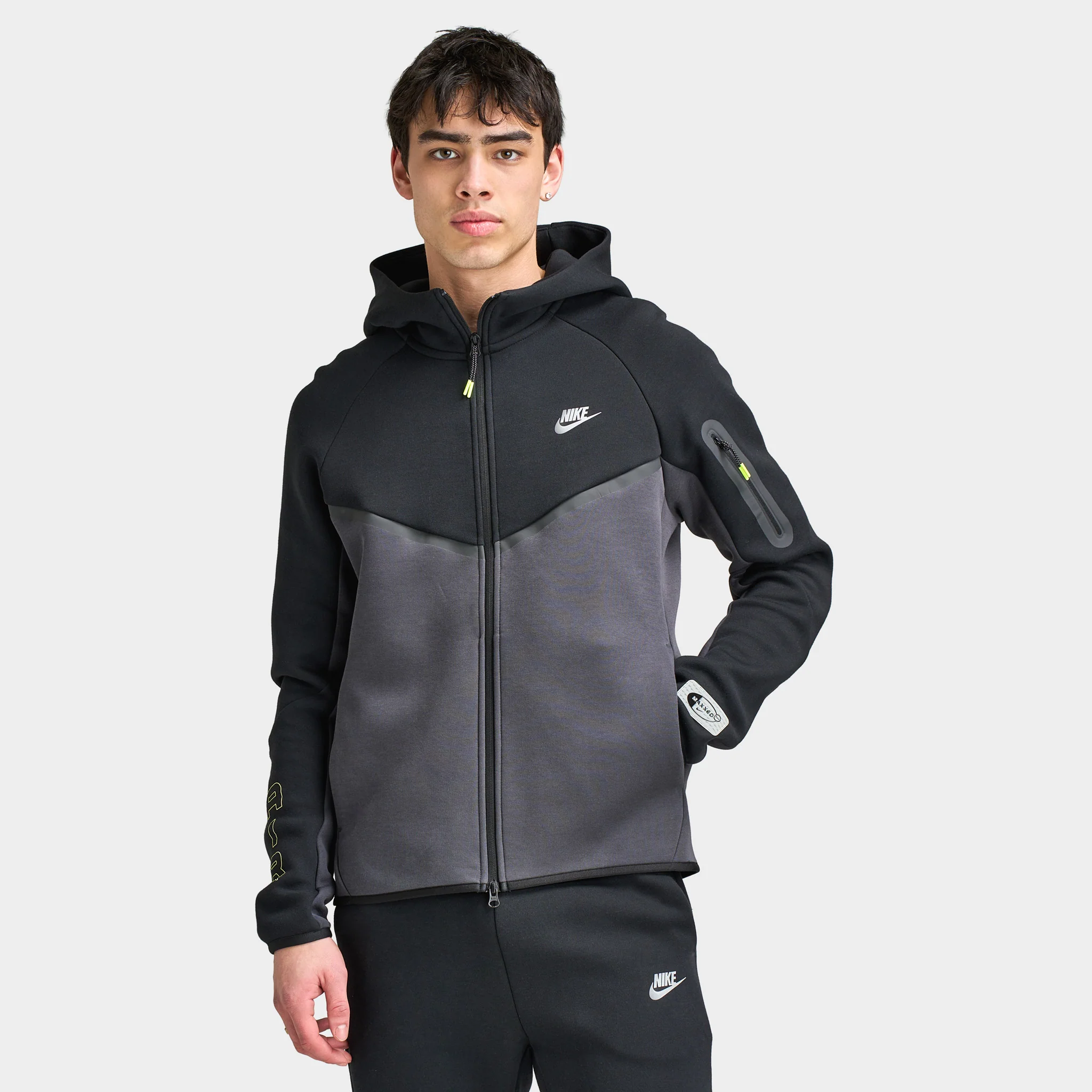 Nike Sportswear Tech Fleece Hoodie MAX 95 Black / Smoke Grey - Image 5