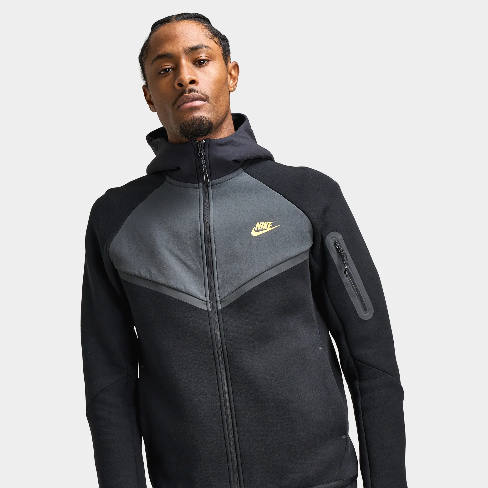 Nike Sportswear Tech Fleece Jacket Black / Grey - Image 3