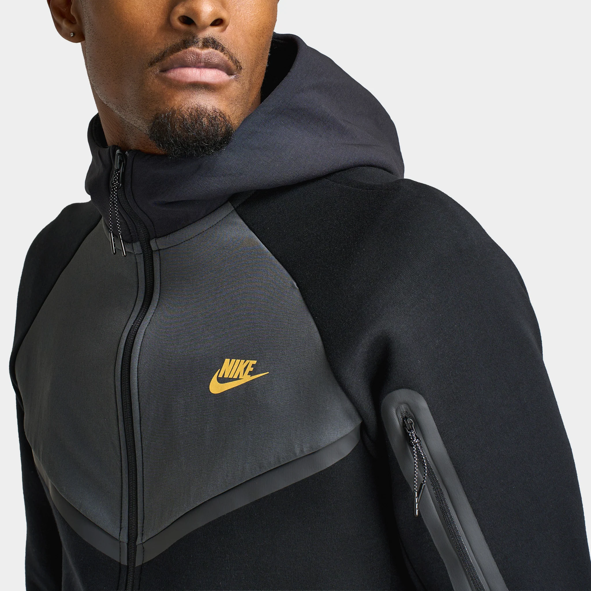 Nike Sportswear Tech Fleece Jacket Black / Grey - Image 4