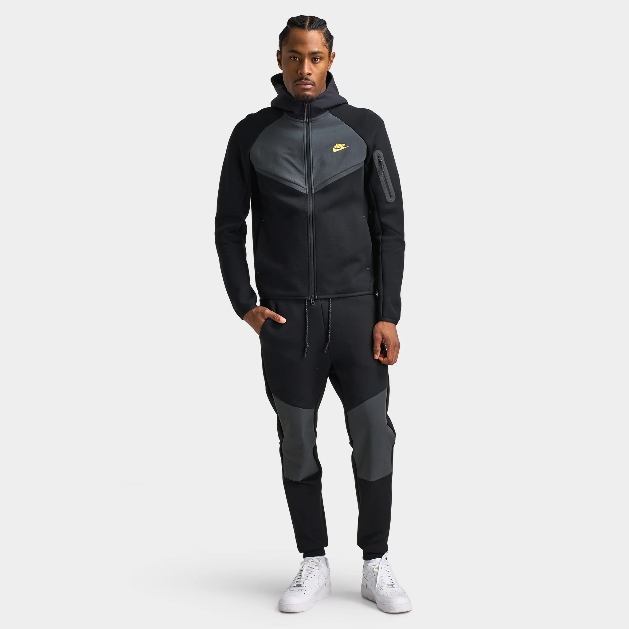 Nike Sportswear Tech Fleece Jacket Black / Grey - Image 6