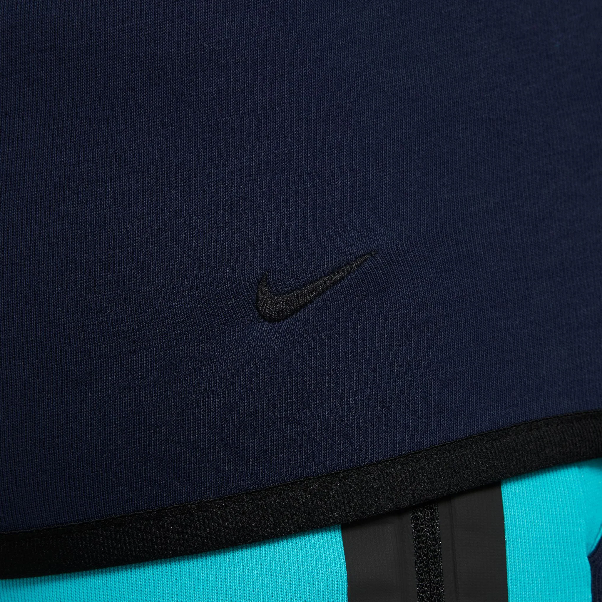 Nike Sportswear Junior Boys' Tech Fleece Full-Zip Hoodie Obsidian / Dusty Cactus - Black - Image 9