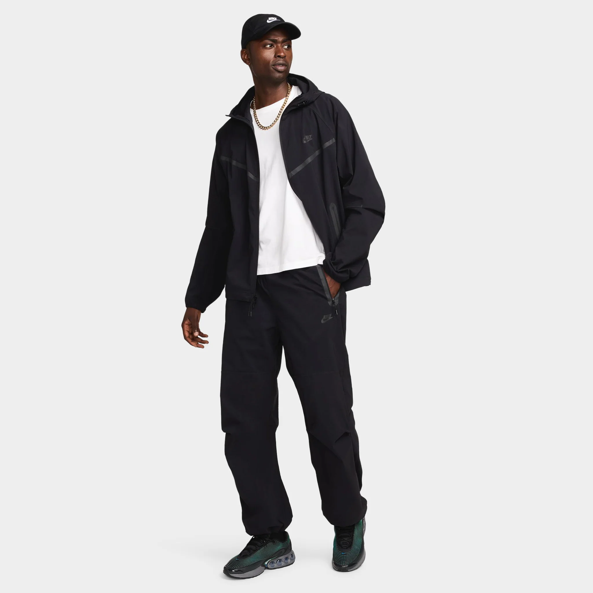 Nike Tech Woven Oversized Pants Black / Black - Black - Image 9