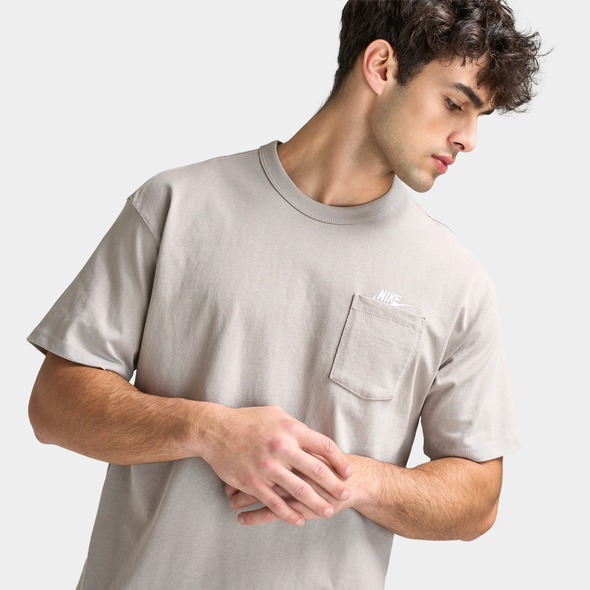 Nike Sportswear Tee Premium Essentials Sustainable College Grey / Heather - Image 3