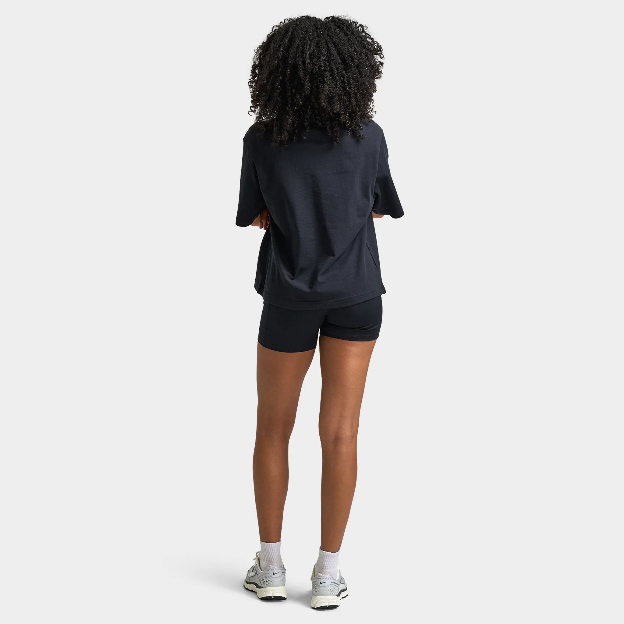Nike Sportswear Women's Essentials Boxy T-shirt Black / White - Image 5