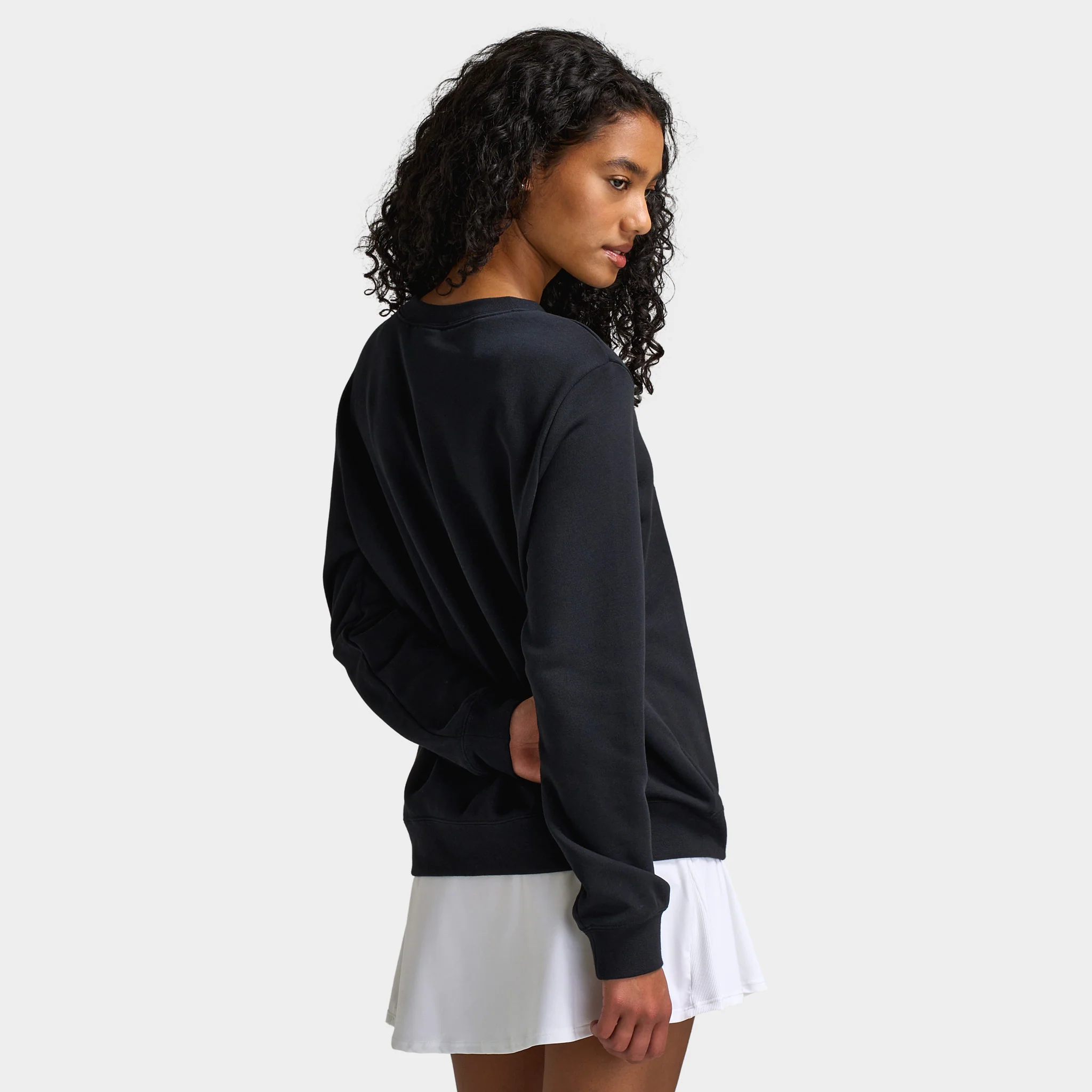 Nike Sportswear Women's Logo Crewneck / Black - Image 2