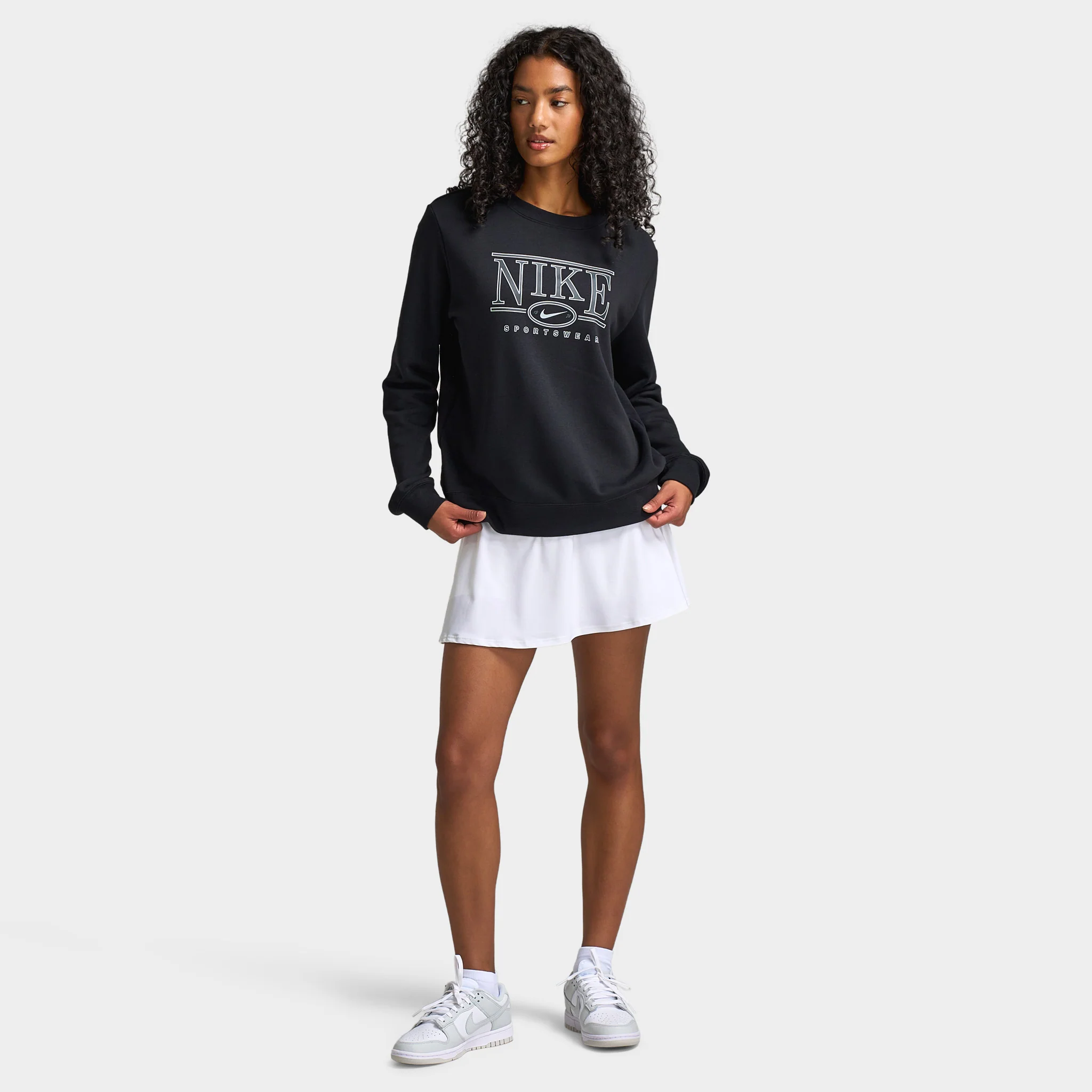 Nike Sportswear Women's Logo Crewneck / Black - Image 6
