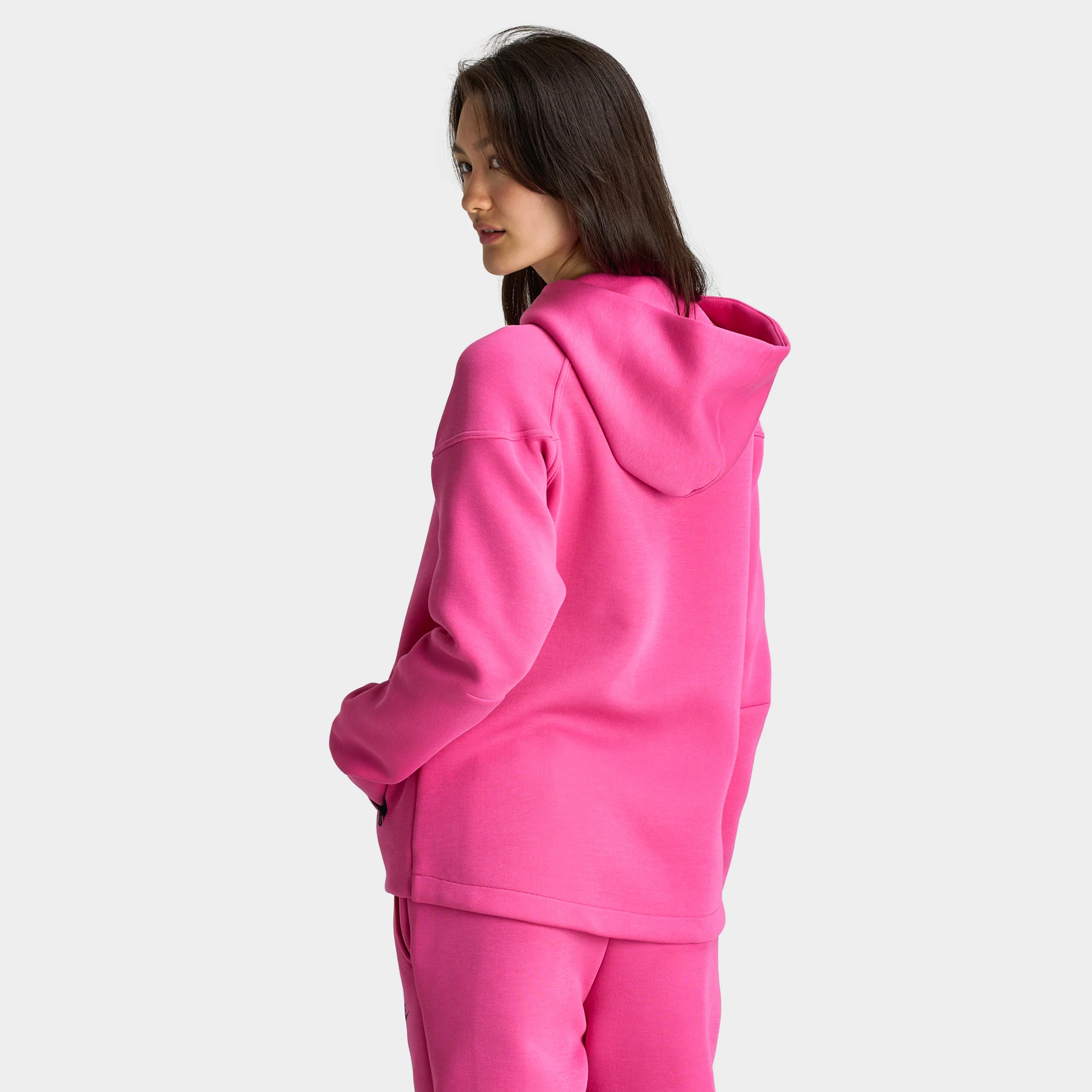 Nike Sportswear Women's Tech Fleece Windrunner Full Zip Alchemy Pink / Black - Image 2
