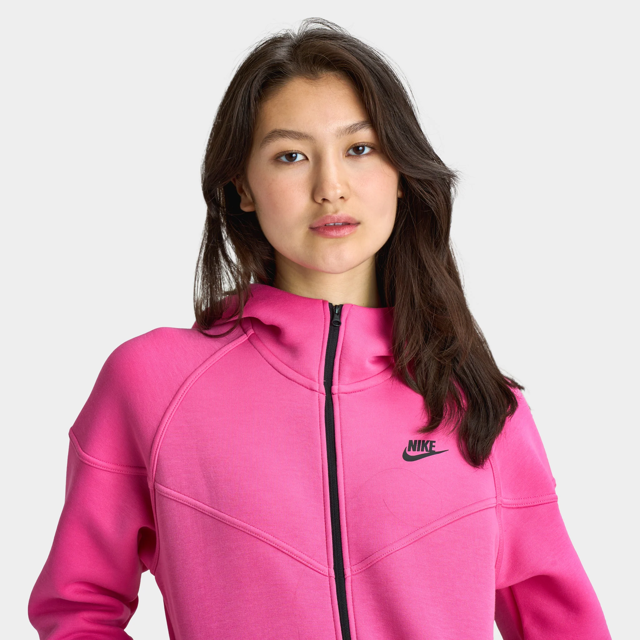 Nike Sportswear Women's Tech Fleece Windrunner Full Zip Alchemy Pink / Black - Image 4