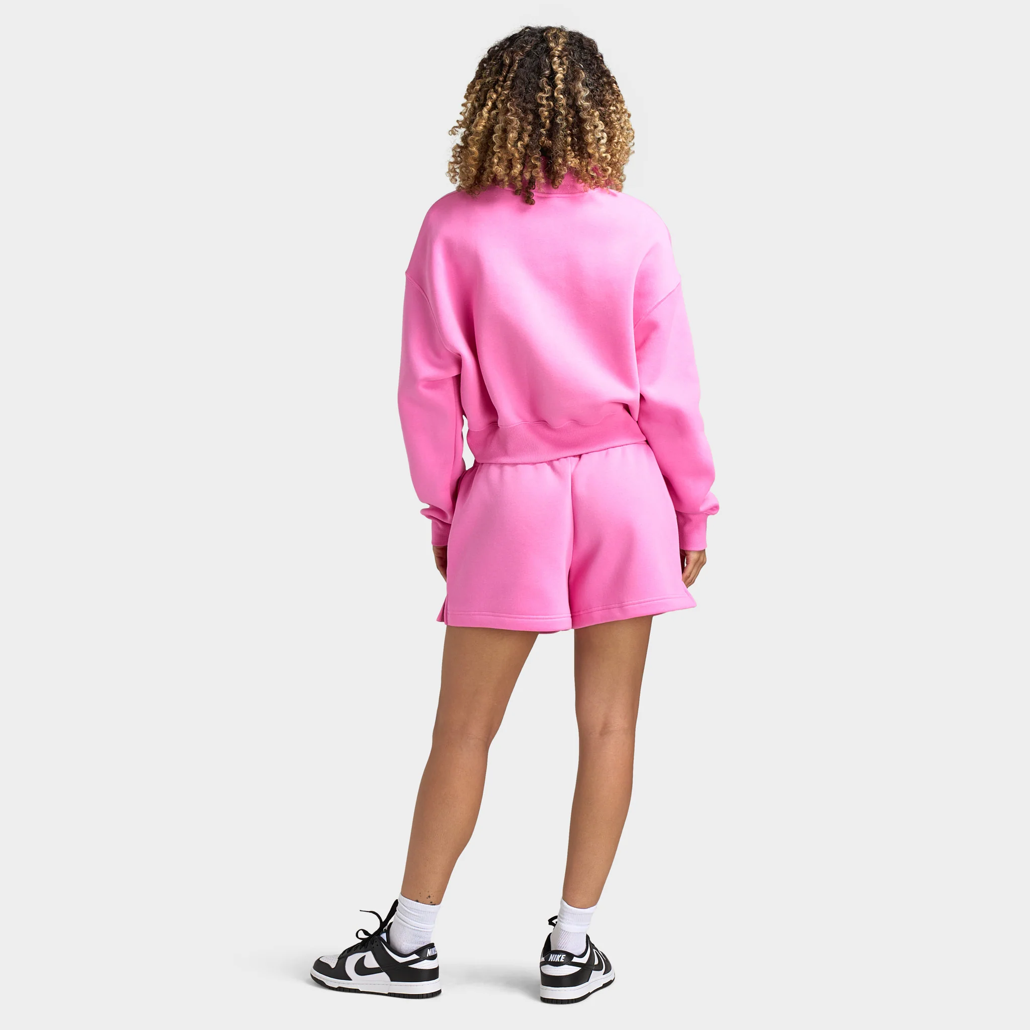 Nike Sportswear Women's Phoenix Fleece Half Zip Cropped Swea - Image 5