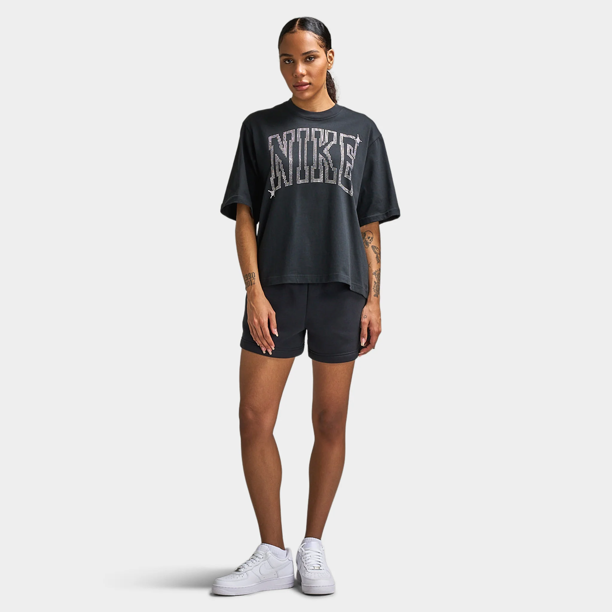Nike Sportswear Women's Classic Boxy ST7 T-Shirt / Black - Image 5