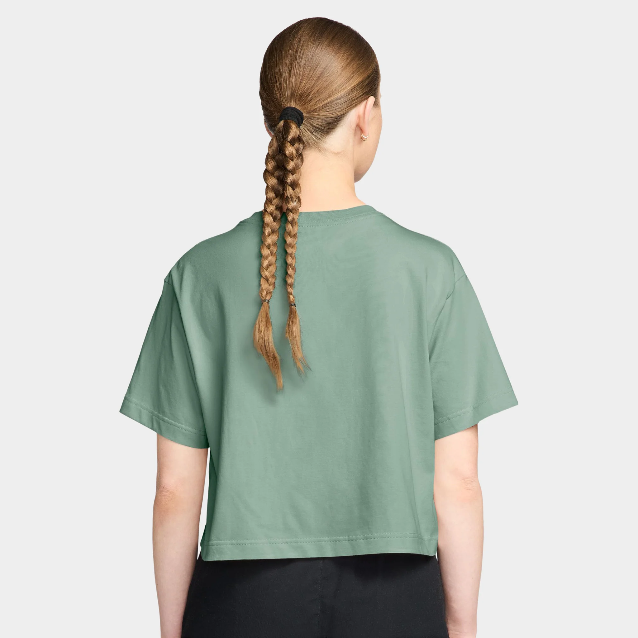 Nike Sportswear Women's Classic Crop T-Shirt / Steam / Sail - Image 2