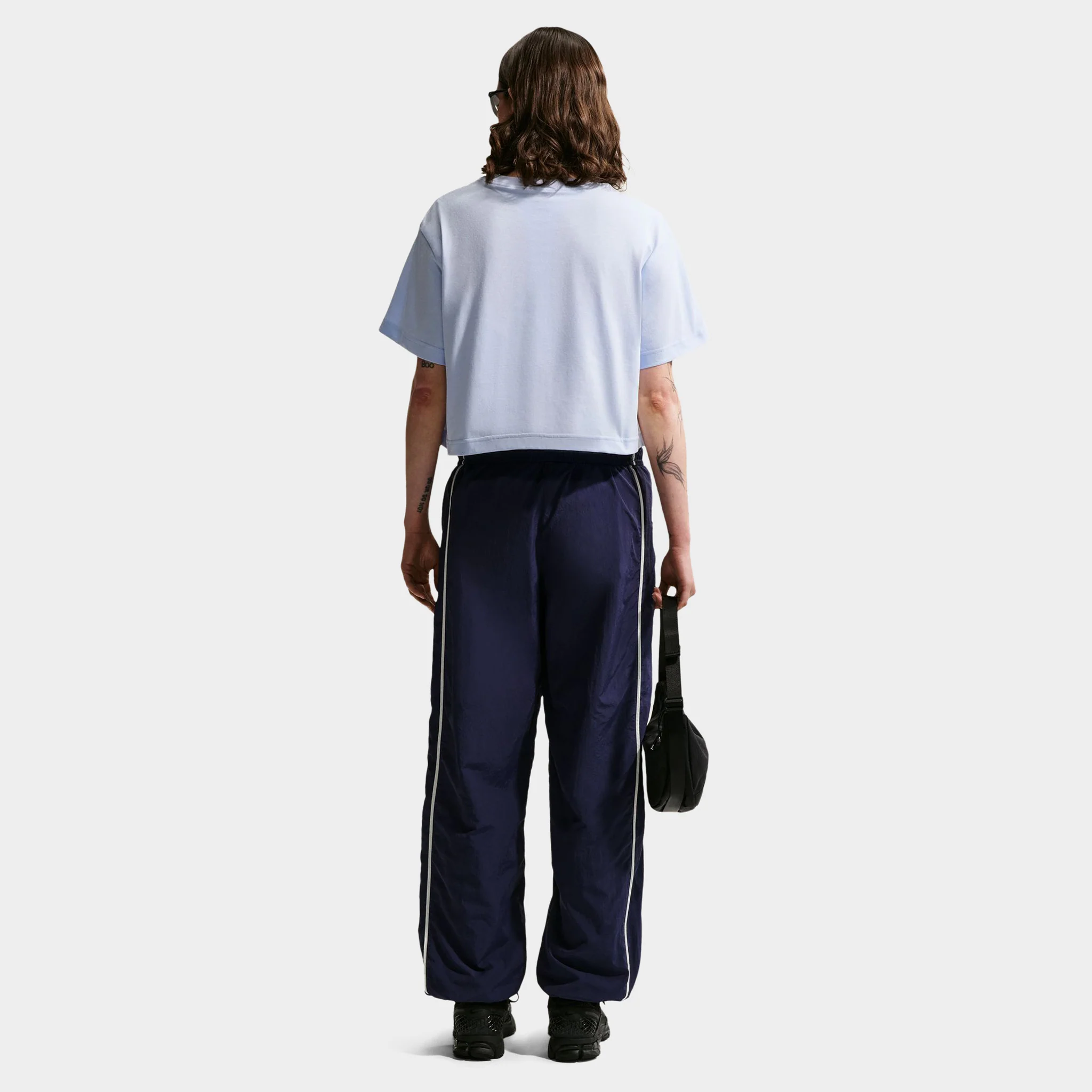 Nike Sportswear Women's Crop T-Shirt /  Hydrogen Blue / Sail - Image 2