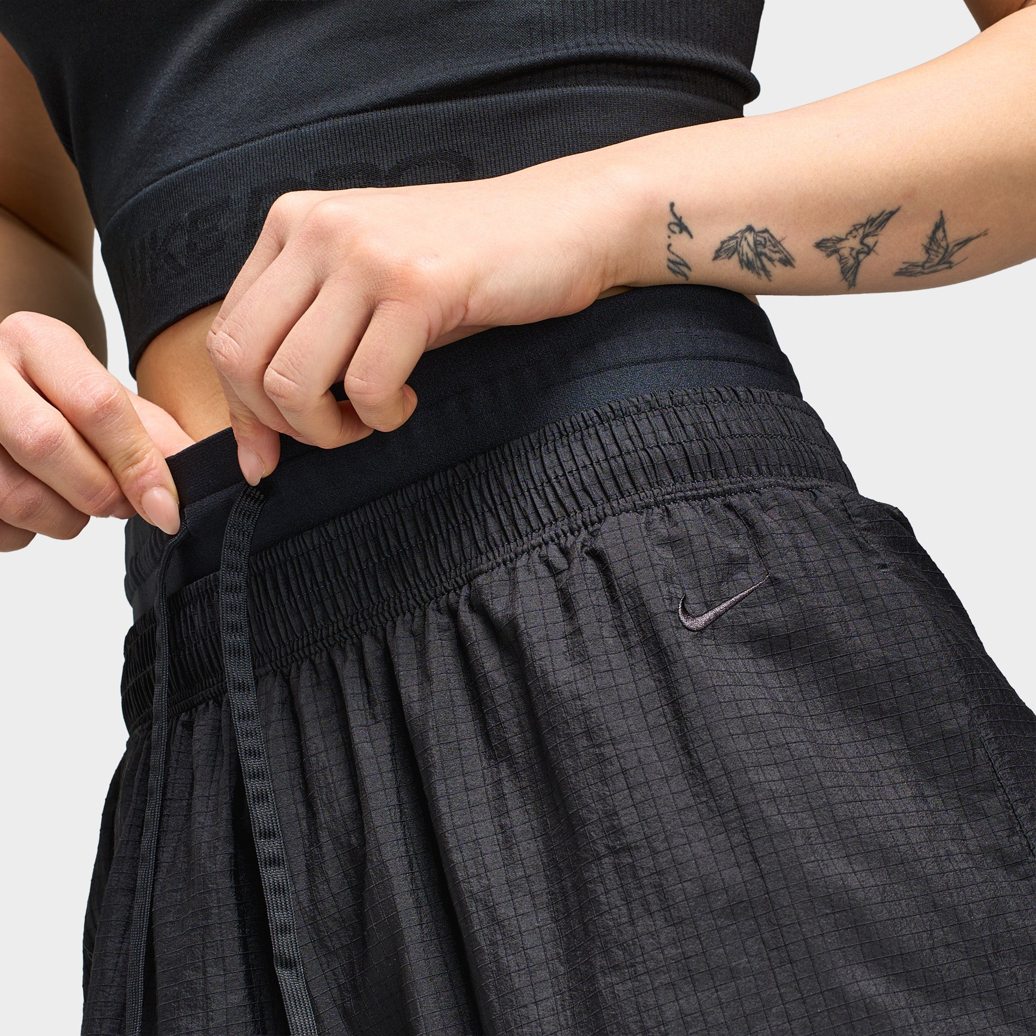 Nike Sportswear Women's Double Waistband Shorts / Steam - Image 3