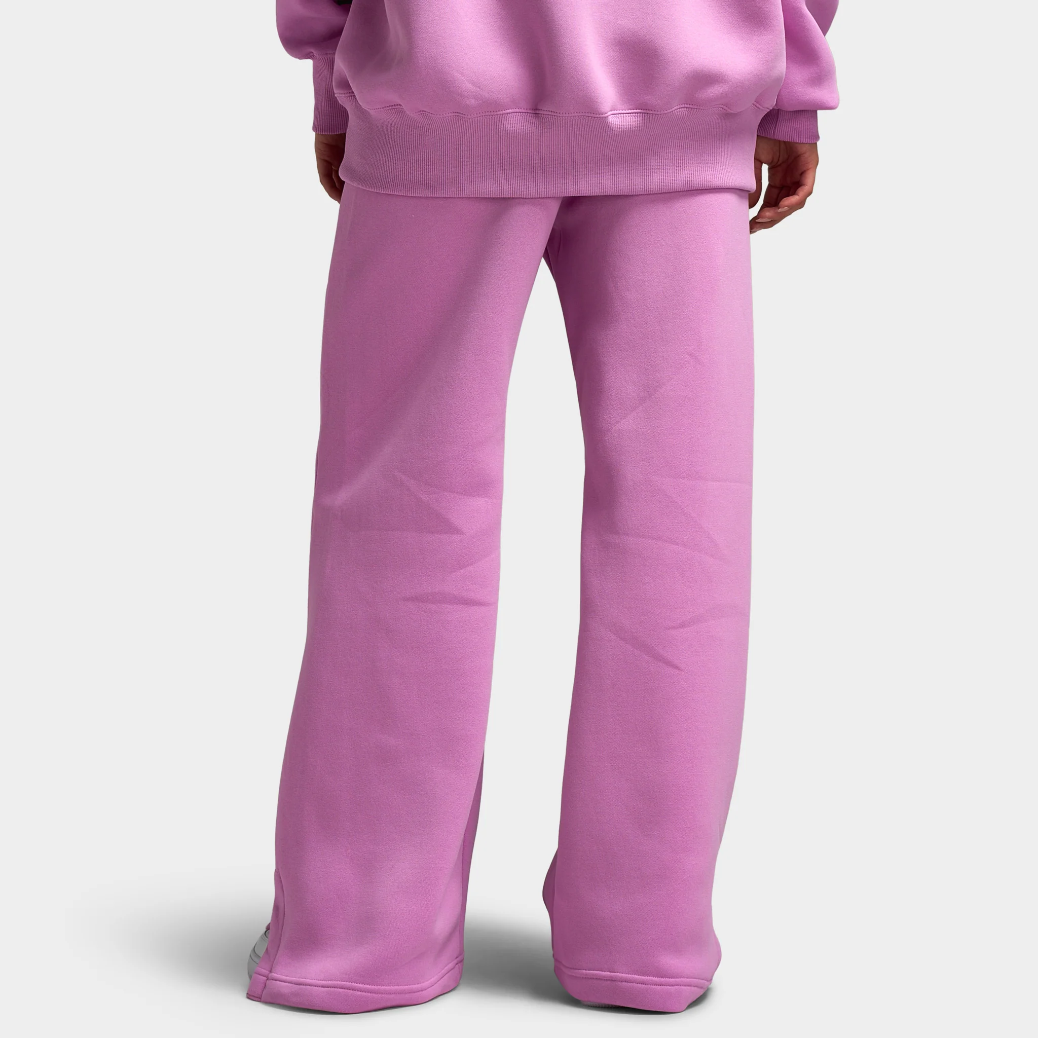 Nike Sportswear Women's Highrise Logo Wide Leg Pant Light Magenta / Pink Foam - Image 2